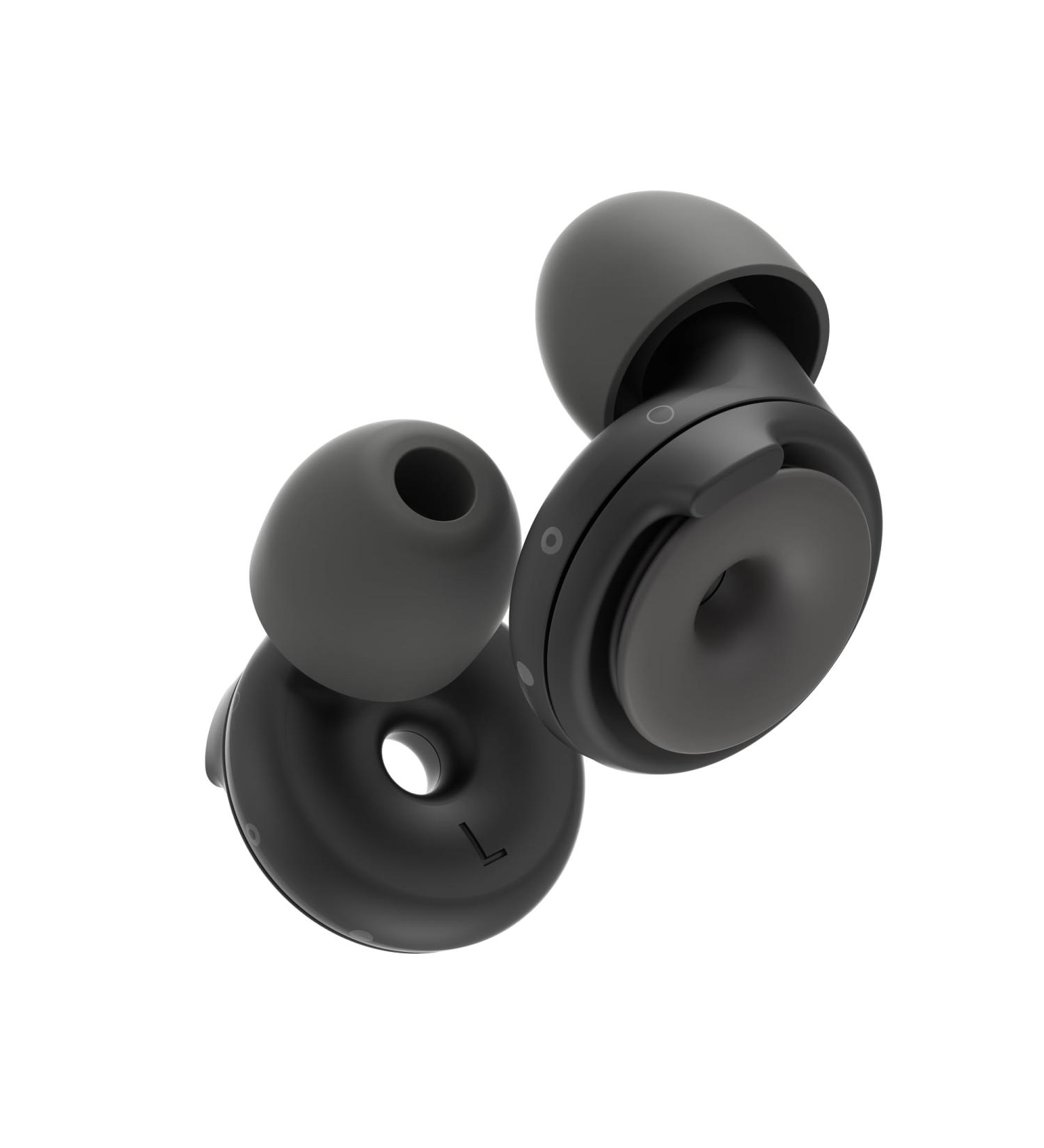 Loop Switch Noise-Reducing Earplugs | 3 Modes for Travel Concerts & Sports | Reusable Black | Adaptable Passive Hearing Protection - Buy Online on SooperMarket.com
