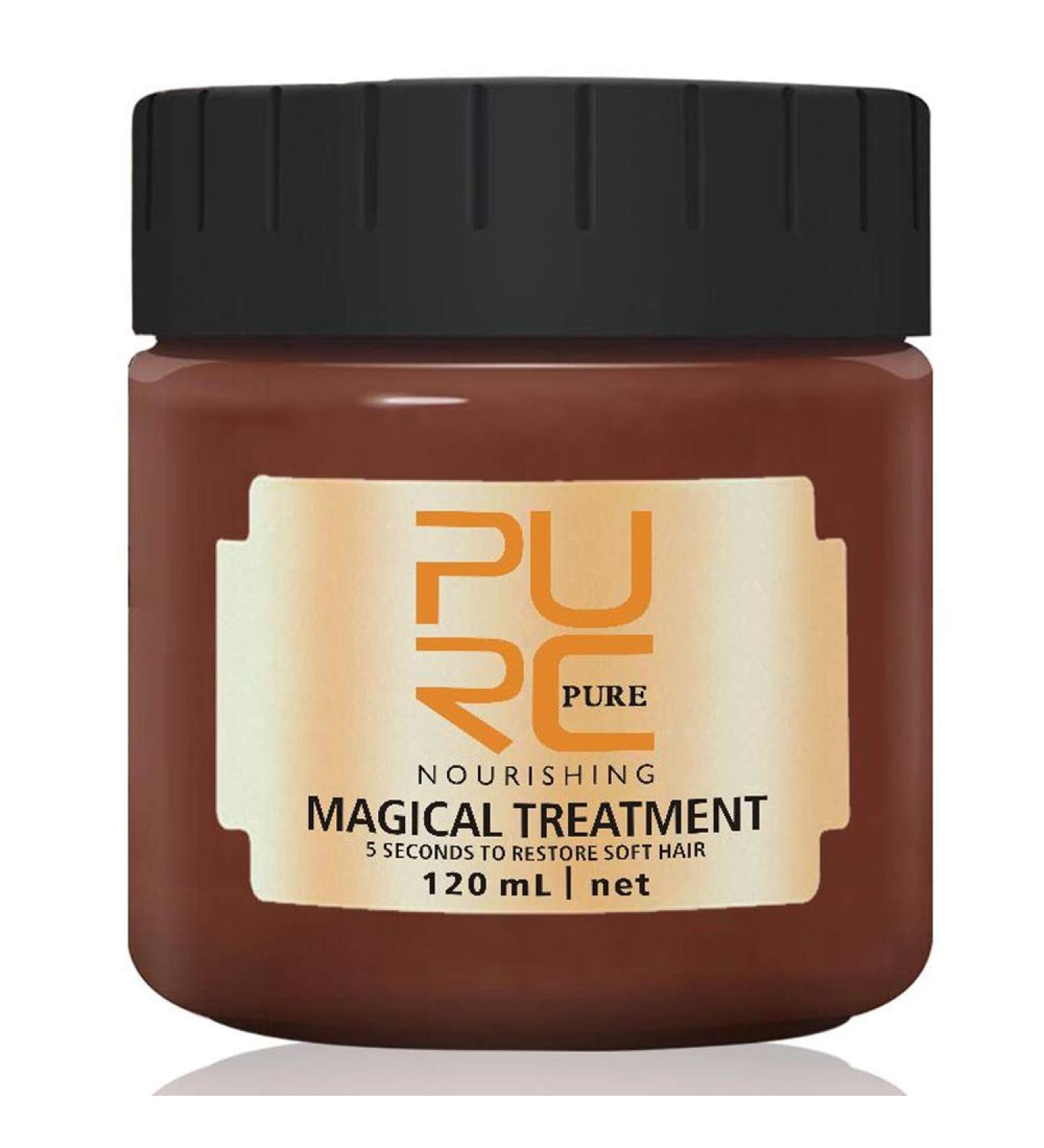 Magical Treatment Hair Mask 120ML - Advanced Molecular Hair Roots Treatment - Repairs Damage in 5 seconds - Keratin Hair and Scalp Treatment - 4.06 Fl Oz - Buy Online on SooperMarket.com