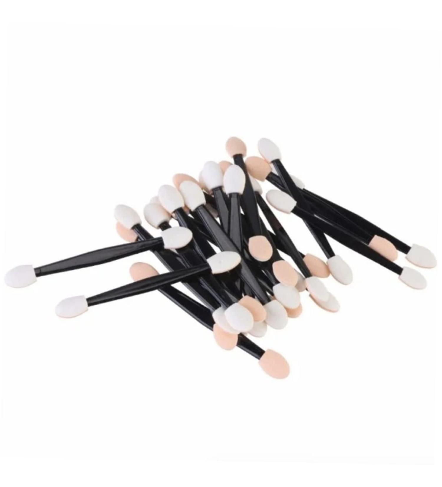 NOLITOY 50 Pcs Eyeshadow Eye Shadow Double Head Makeup Application Applicator Double Sided Sponge Brush - Buy Online on SooperMarket.com