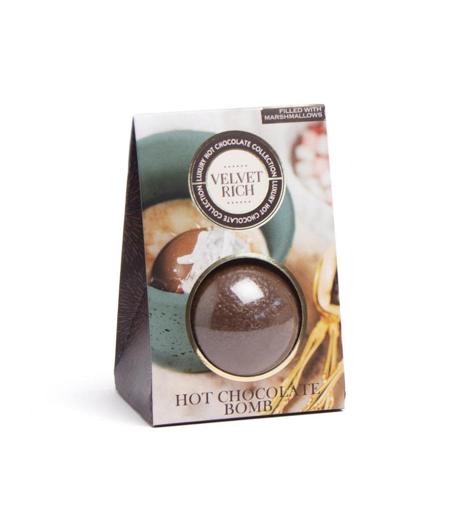 Artinxs velvet Rich Hot Chocolate Bombs Filled With Marshmallow 3 Bombs Luxury Collection Individually Wrapped Melting Balls - Buy Online on SooperMarket.com