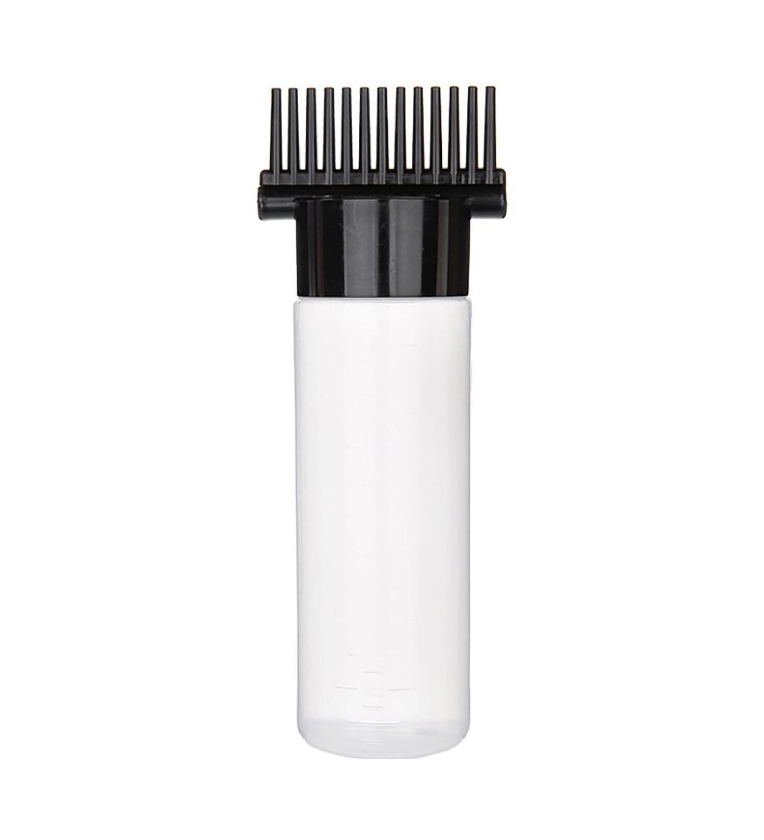 180ML Refillable Bottle For Hair Dye Shampoo Plastic Applicator Comb Dispensing Salon Oil Hair Coloring Hairdress Styling Tool - Buy Online on SooperMarket.com