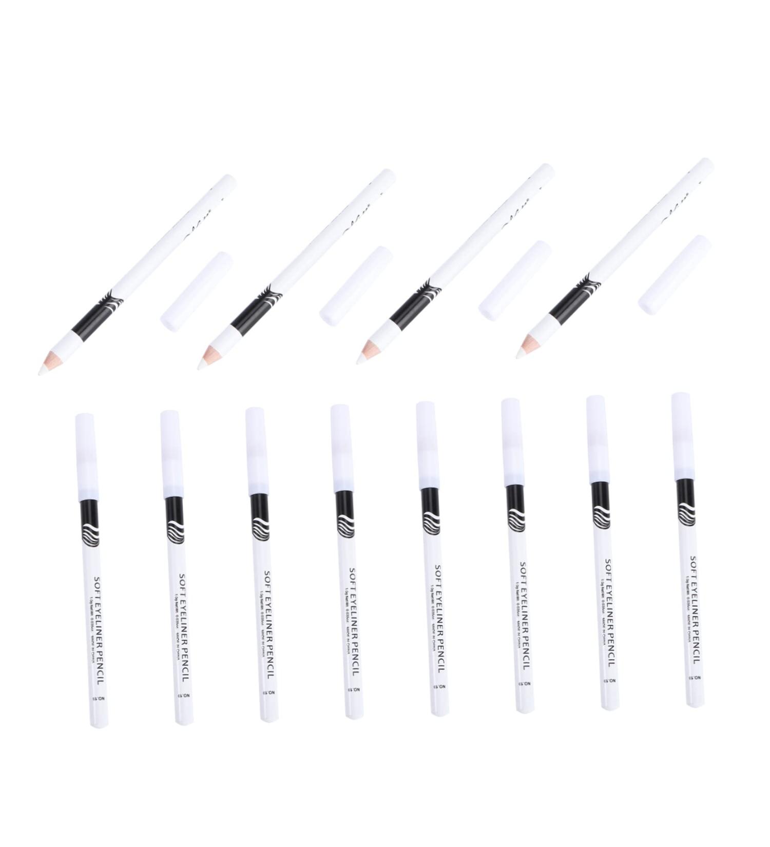 OSALADI 12pcs Eyeliner Pencil White Outfits Mechanical Pencils Makeup Eyeliner Applicator Ultra Thin Suite - Buy Online on SooperMarket.com