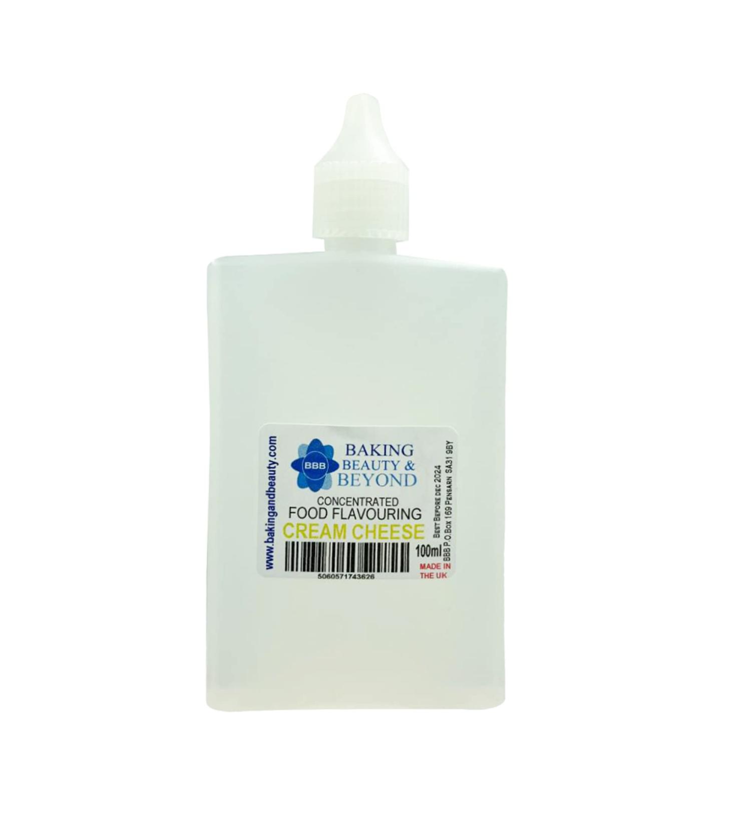 Baking Beauty and Beyond Concentrated Food Flavouring Oil - Food Grade Flavouring Oil for Candy Making Baking Lip Balm Gloss - Cream Cheese (100ml) - Buy Online on SooperMarket.com