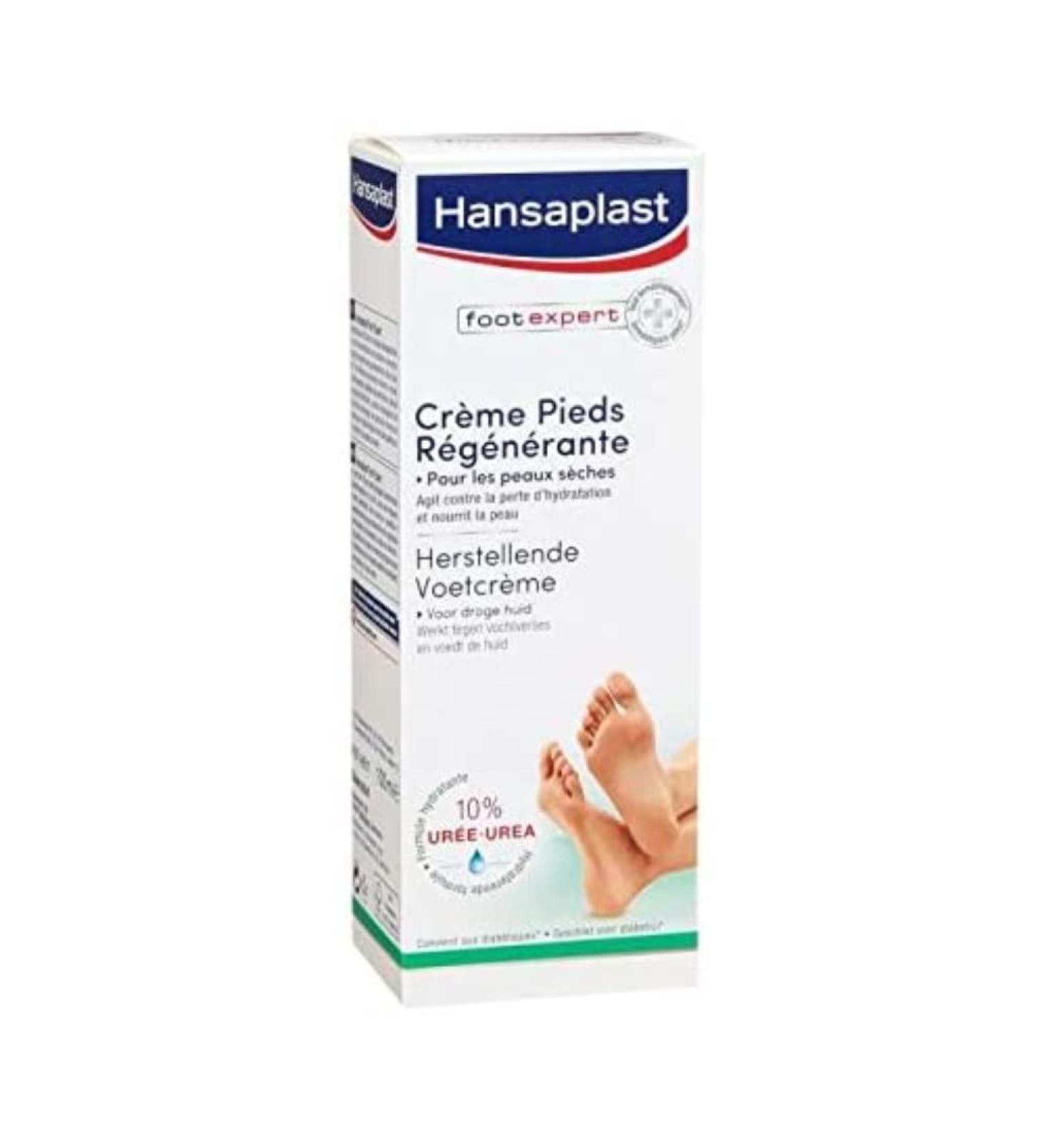 Hansaplast Foot Expert Regenerating Foot Cream 100ml Intensive Moisturizing Foot Care with 10% Urea for Soft Healthy Feet - Buy Online on SooperMarket.com