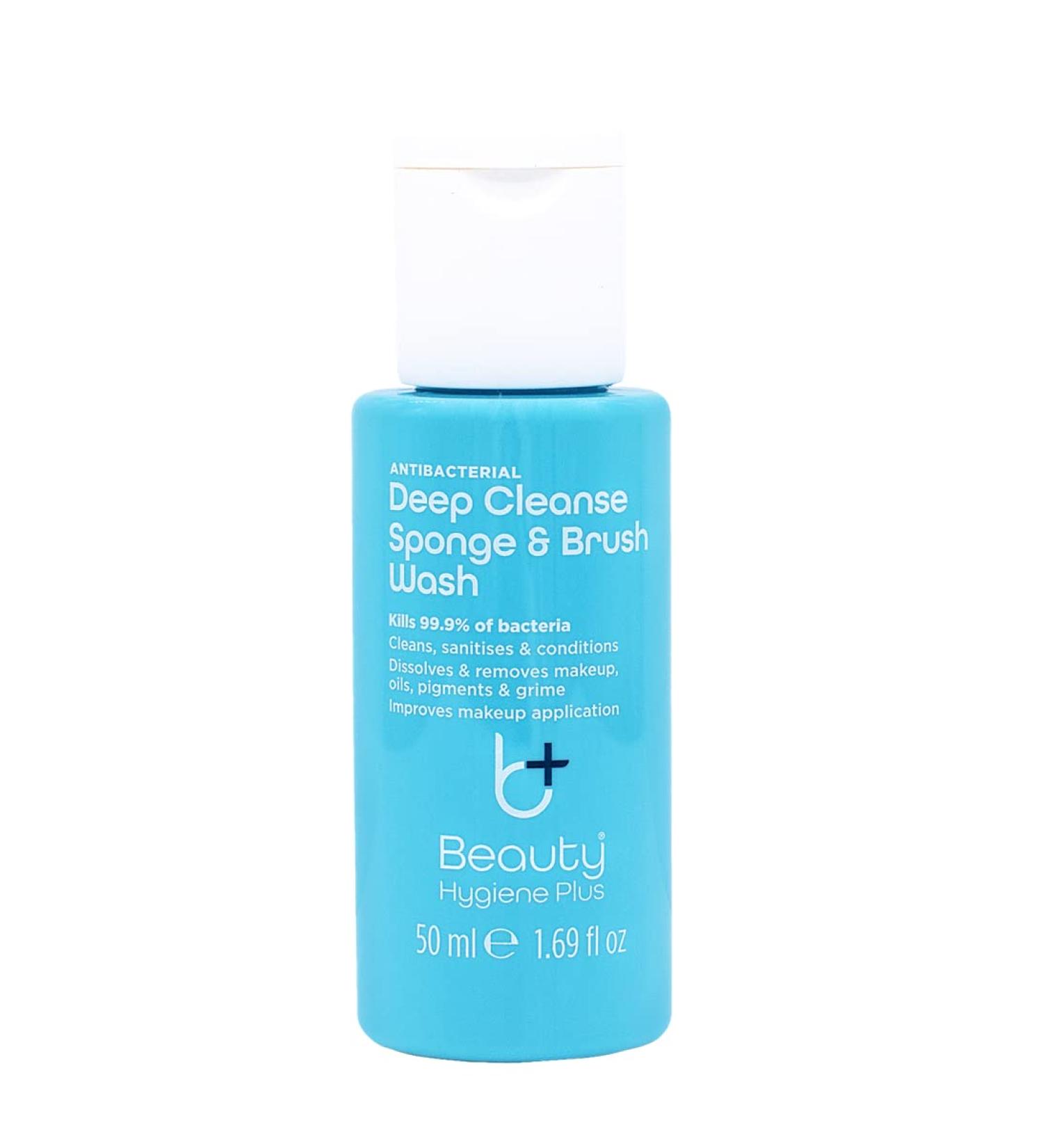 Beauty Hygiene Plus Deep Cleanse Makeup Sponge & Brush Wash 50ml - Antibacterial Conditioning Formula - Buy Online on SooperMarket.com