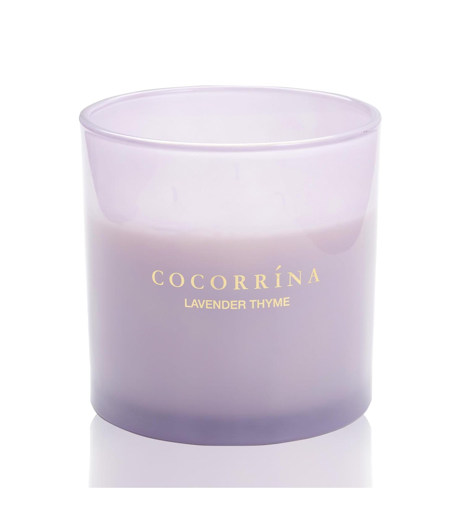 Cocorr na Lavender Thyme Candle | Natural Soy 110-Hour Burn 3 Wicks | Perfect Christmas Gift - 1300g - Buy Online on SooperMarket.com