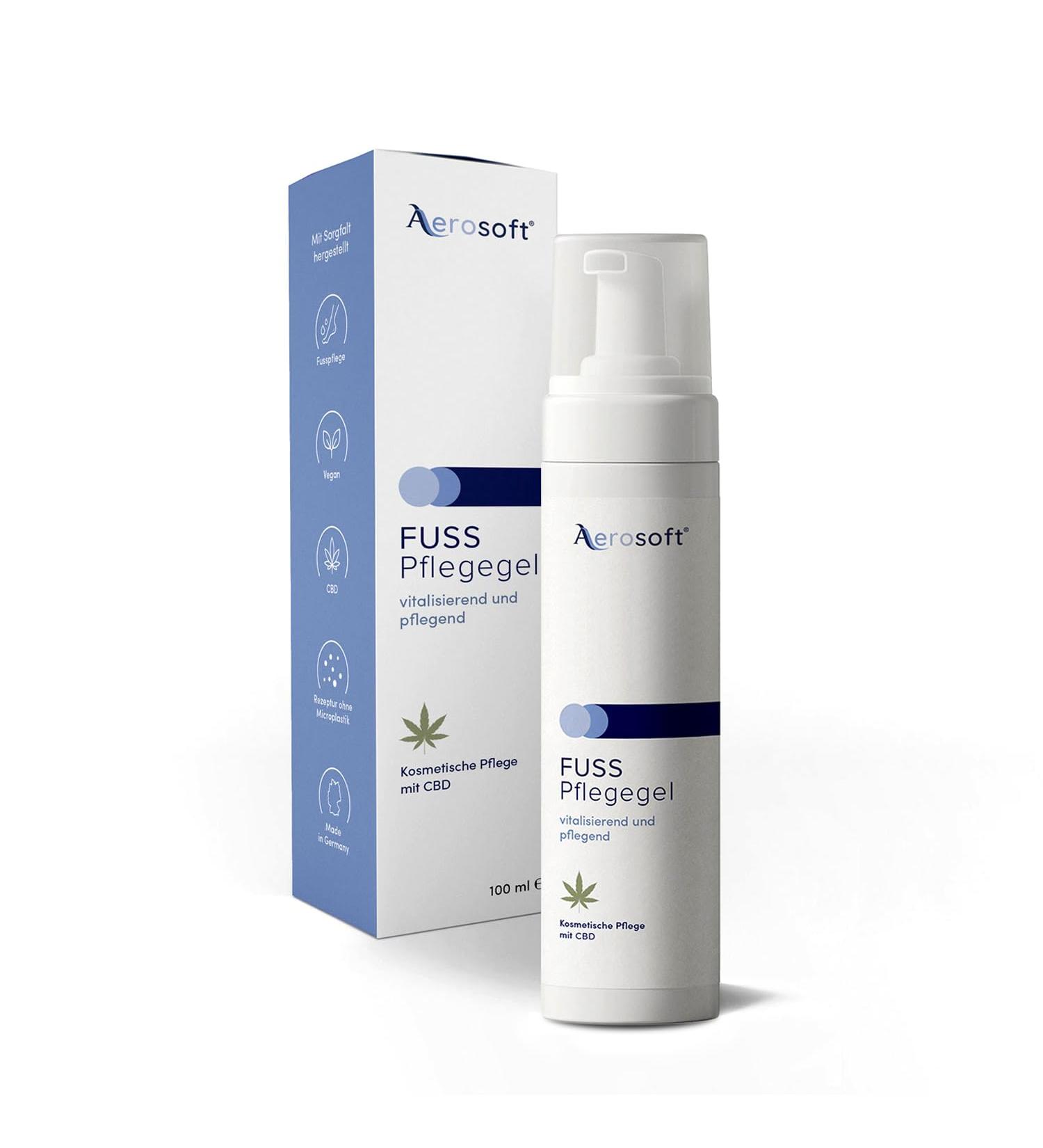 Aerosoft Foot Care Gel Cream Formula 100 ml - Buy Online on SooperMarket.com