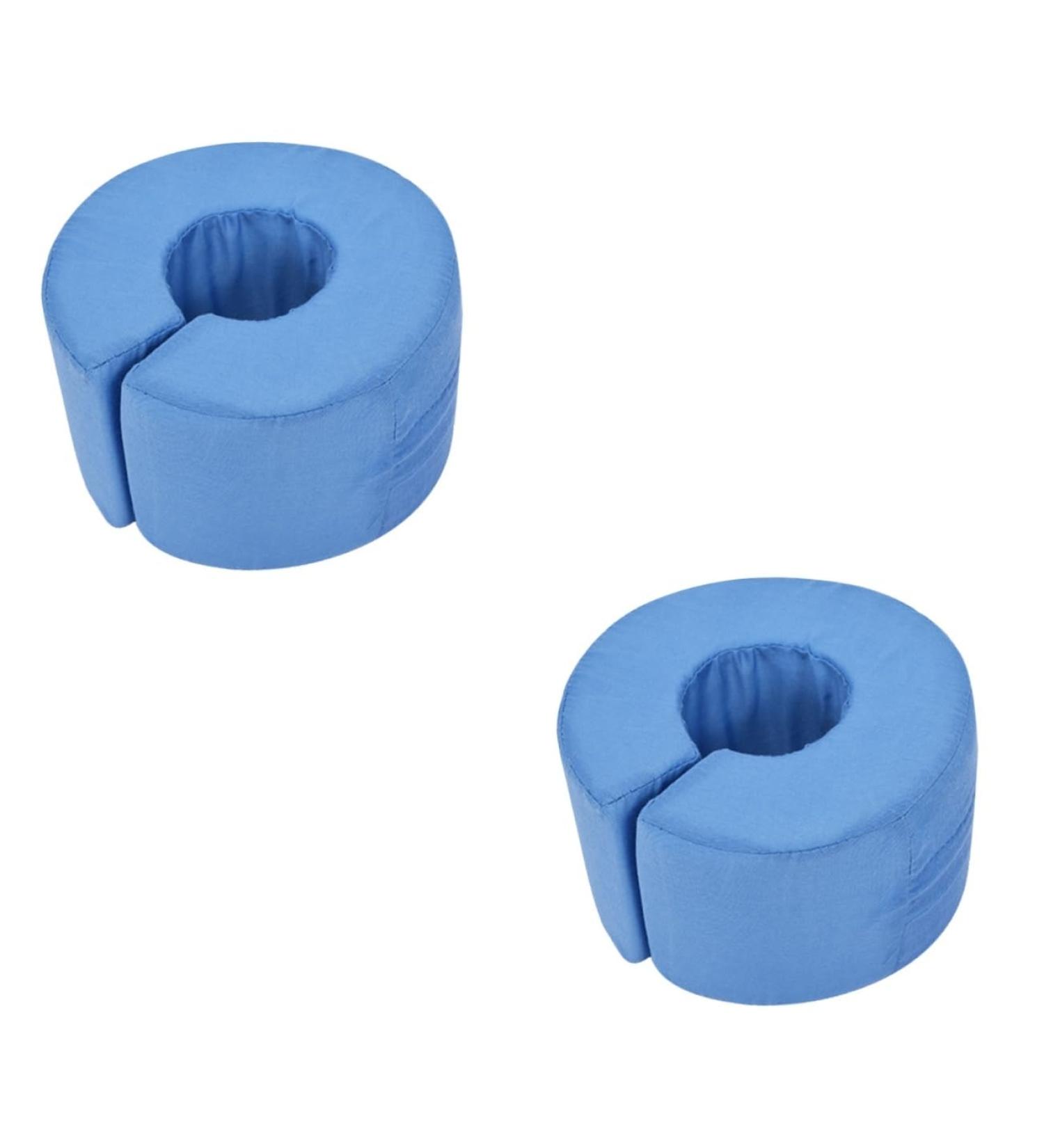 Healeved 2pcs Pad Sponge Mats for Floors Hand Sponge Pad Prone-head Floor Pillow Bedsore Mat Rest Bolster Mat Sponge Mattress Topper Foam Ankle Pillow Twin Pillow Baby Pillow Foot mediumx2pcs Bluex2pcs - Buy Online on SooperMarket.com
