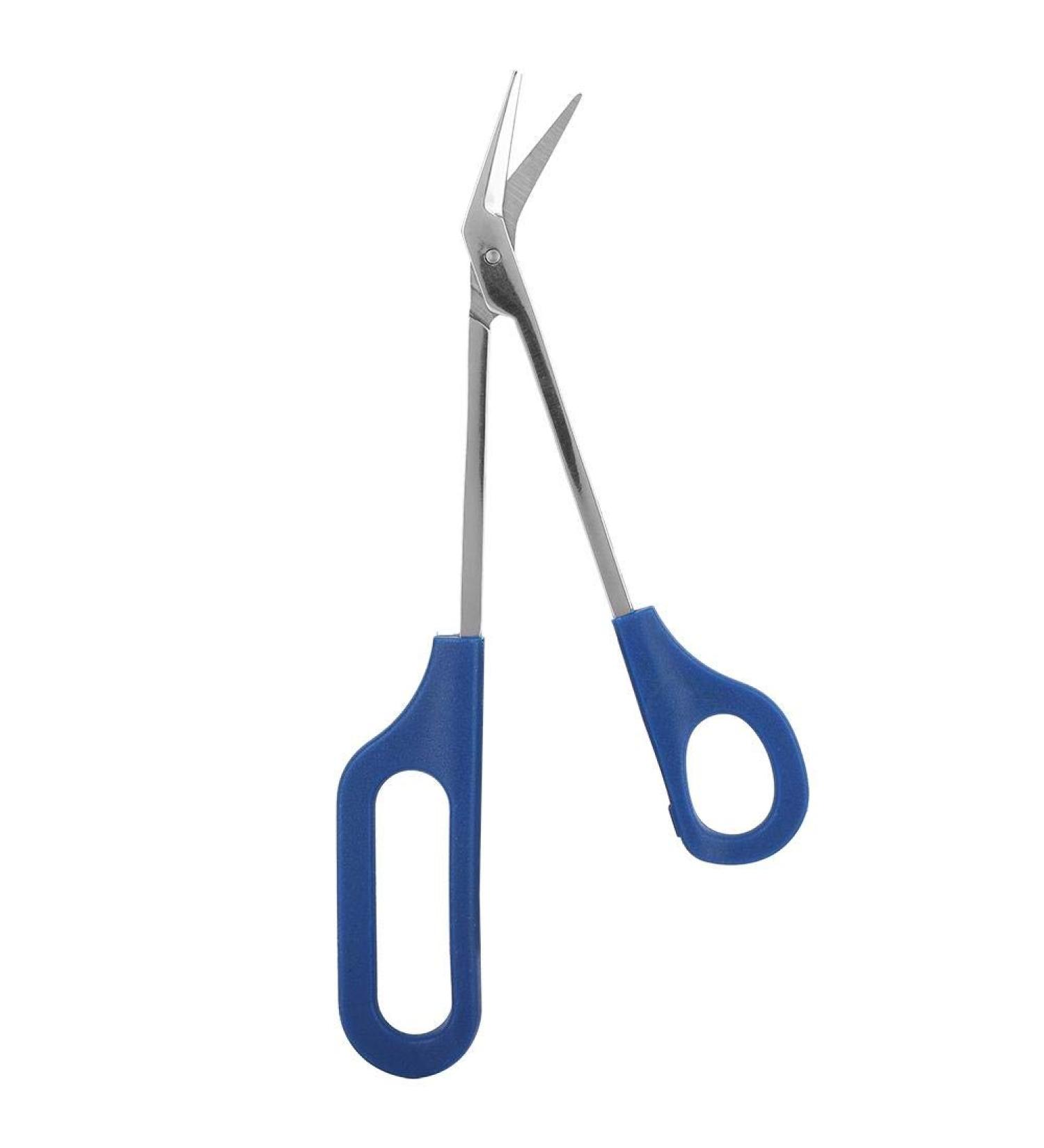 Long Handle Toenail Scissors for Thick Toe Nails - Ergonomic Stainless Steel Cuticle Scissor | Easy Reach Handle & Unique Design - Buy Online on SooperMarket.com