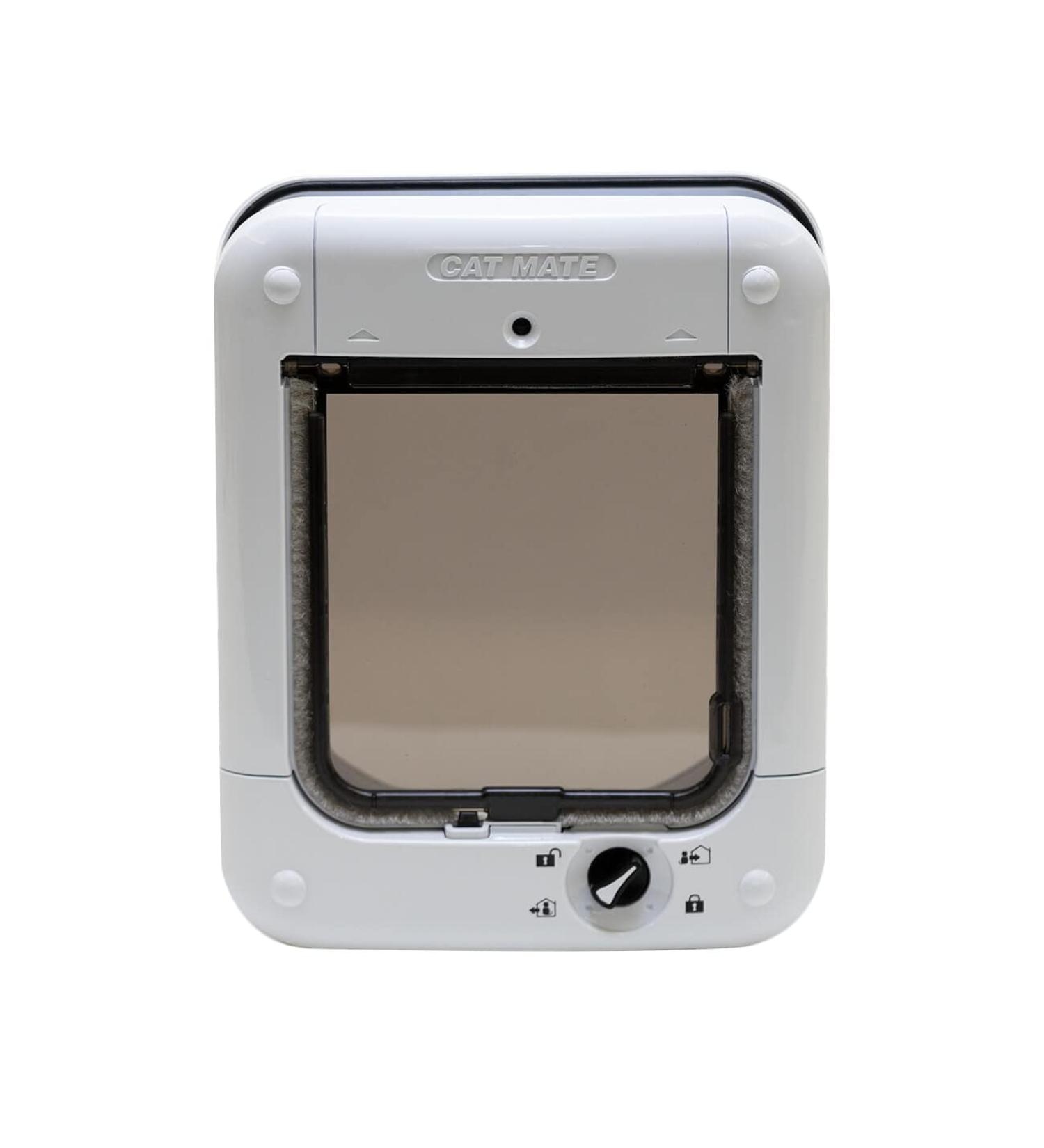 Cat Mate Microchip Cat Flap - White | Secure Entry for Your Cat - Buy Online on SooperMarket.com