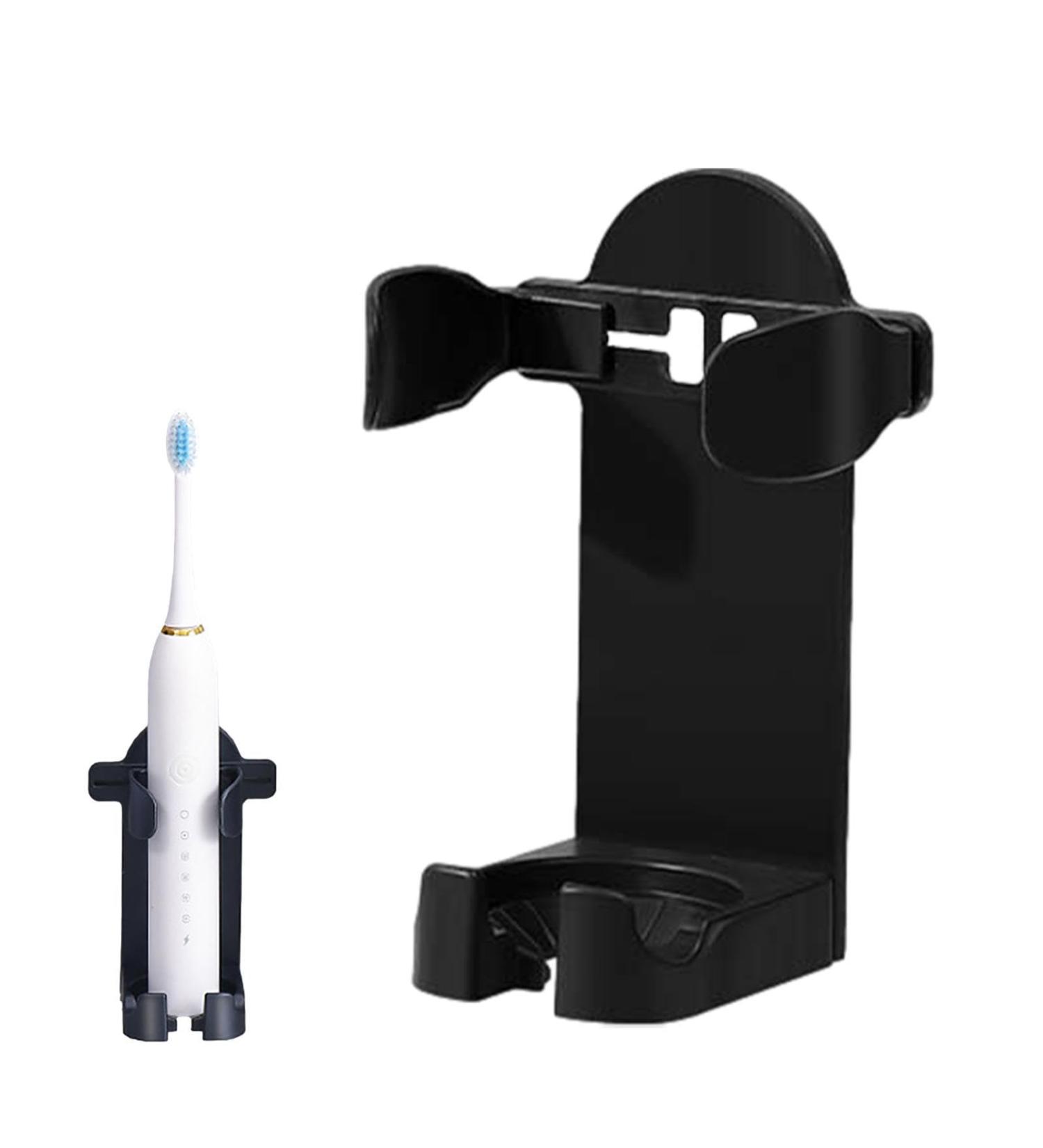 FAYNDE Shower Shaver Holder - Self-Adhesive Electric Razor Organizer for Bathrooms Hotels Caravans & Motorhomes - Stylish Black Design - Buy Online on SooperMarket.com