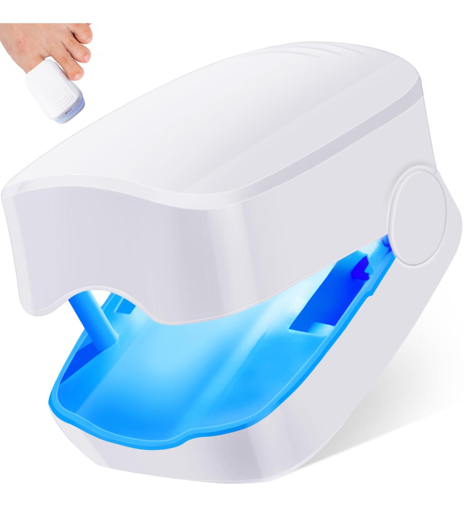 Incley Nail Fungus Cleaning Laser Device - Effective Blue Light Therapy for Toenails & Onychomycosis - Rechargeable Fungus Remover for Home Use - Buy Online on SooperMarket.com