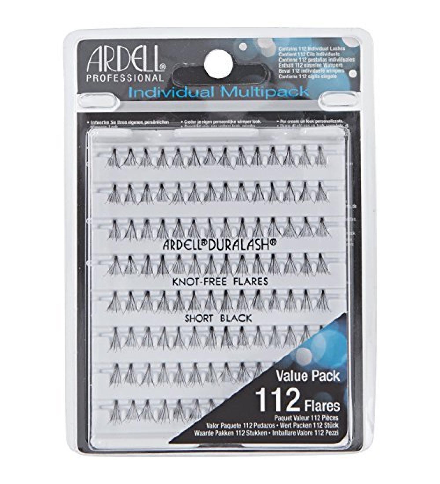 Ardell False Eyelashes Knot-Free Individuals Short Black 112 Count - 1 Pack | Multipack - Buy Online on SooperMarket.com