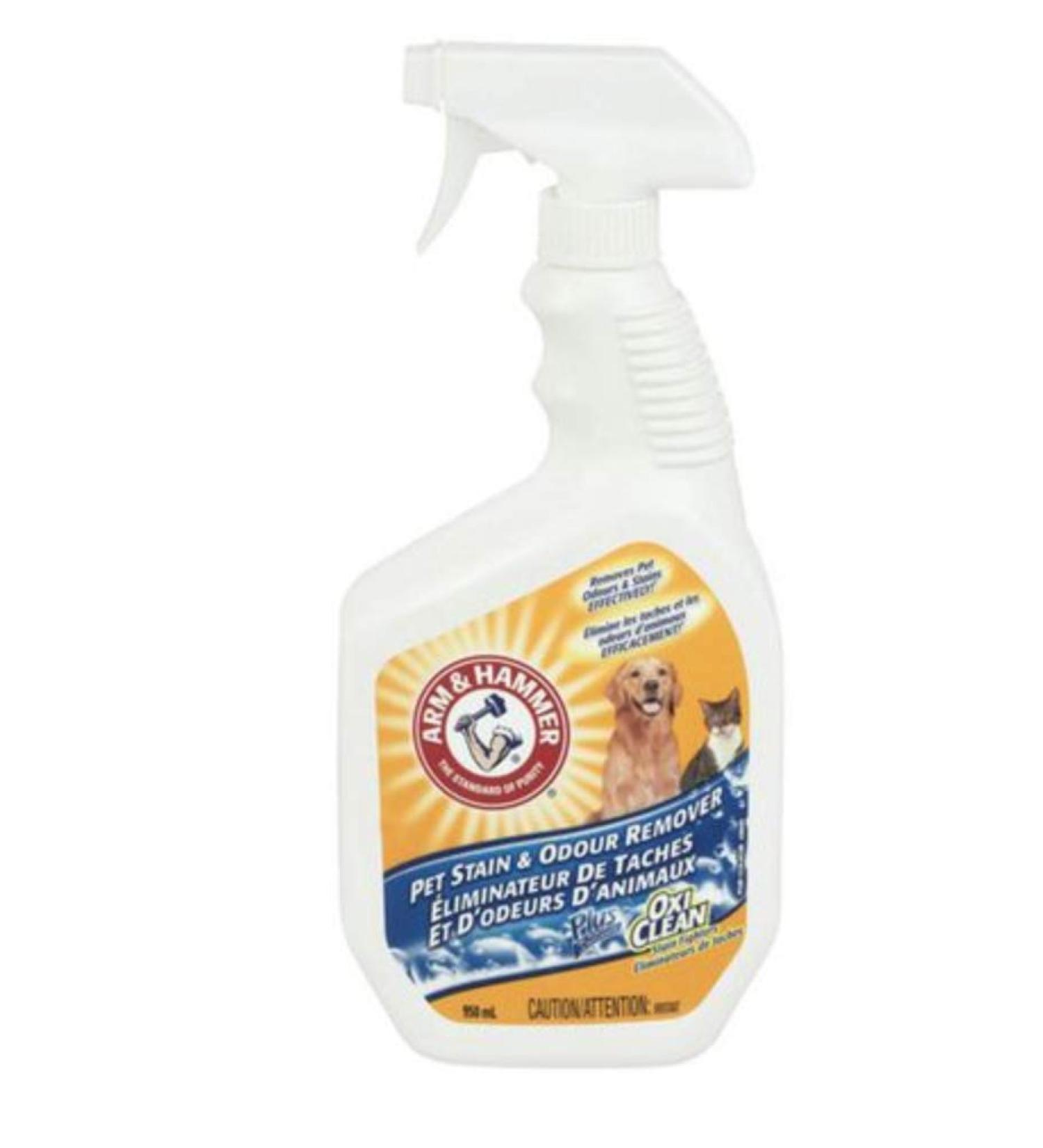 Arm & Hammer Pet Stain & Odour Remover Spray with Oxiclean 950ml