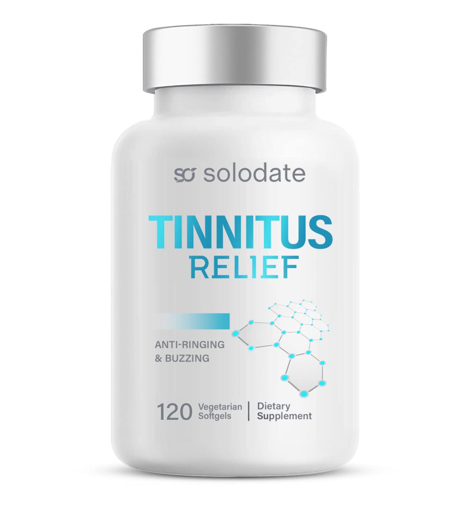 Tinnitus Relief Supplement - Ear Nutrition for Ringing Ears - 120 Capsules - Buy Online on SooperMarket.com