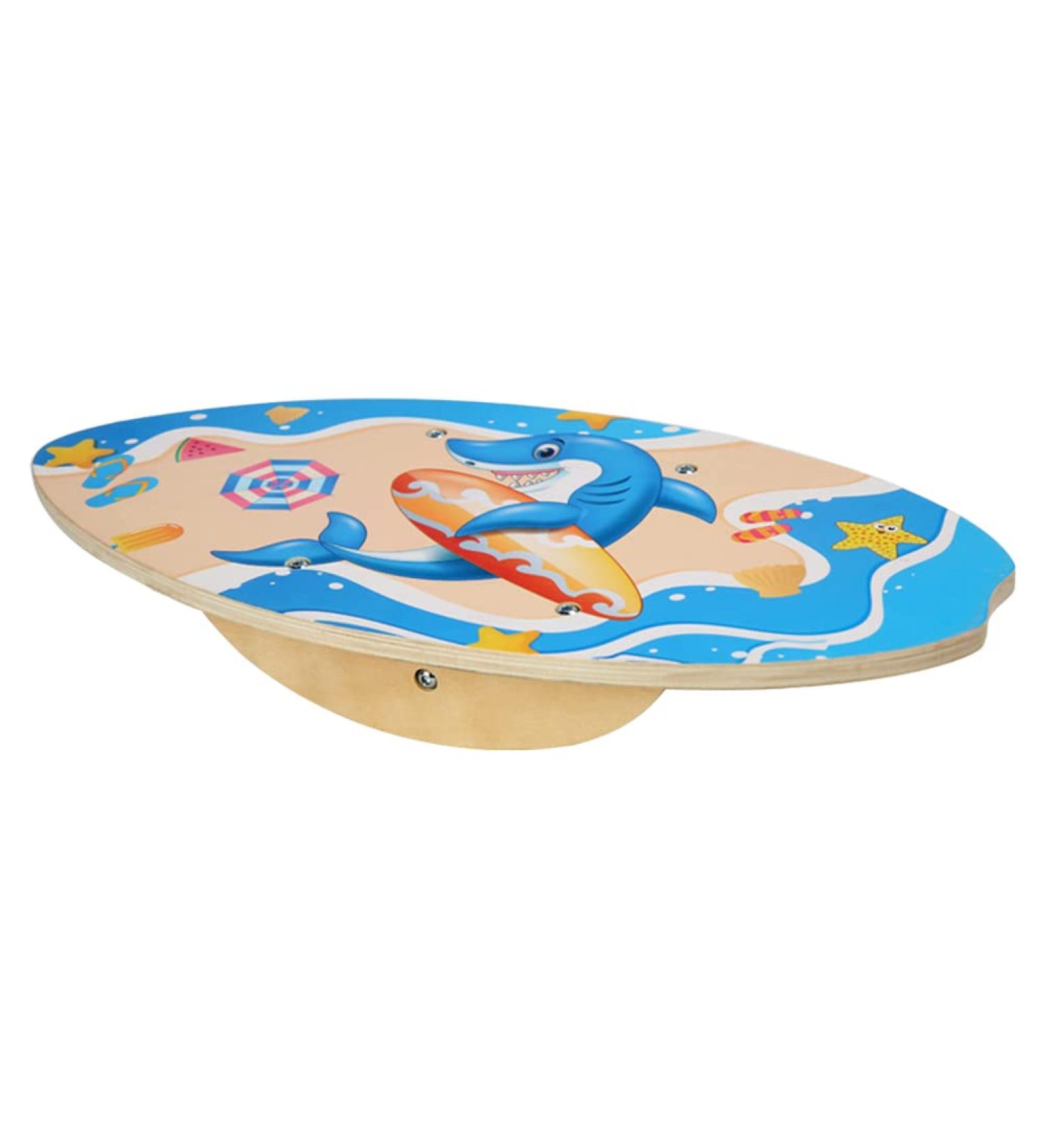 LUOZZY Kids Balance Board Seesaw - Blue Sports Toy for Training Balance Rocking Fun - Buy Online on SooperMarket.com