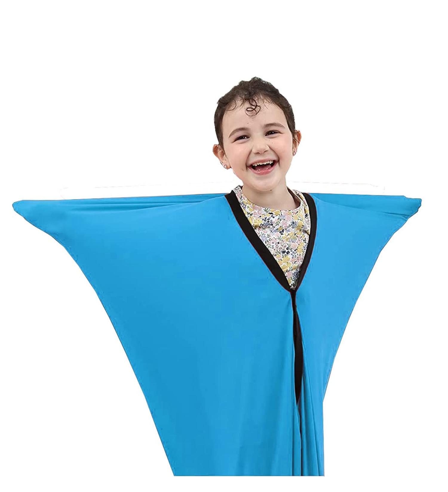 ZYUBOESO Sensory Body Sock for Kids - Sky Blue - Size Medium | Stress Relief for Children with Autism, ADHD, Anxiety - Buy Online on SooperMarket.com