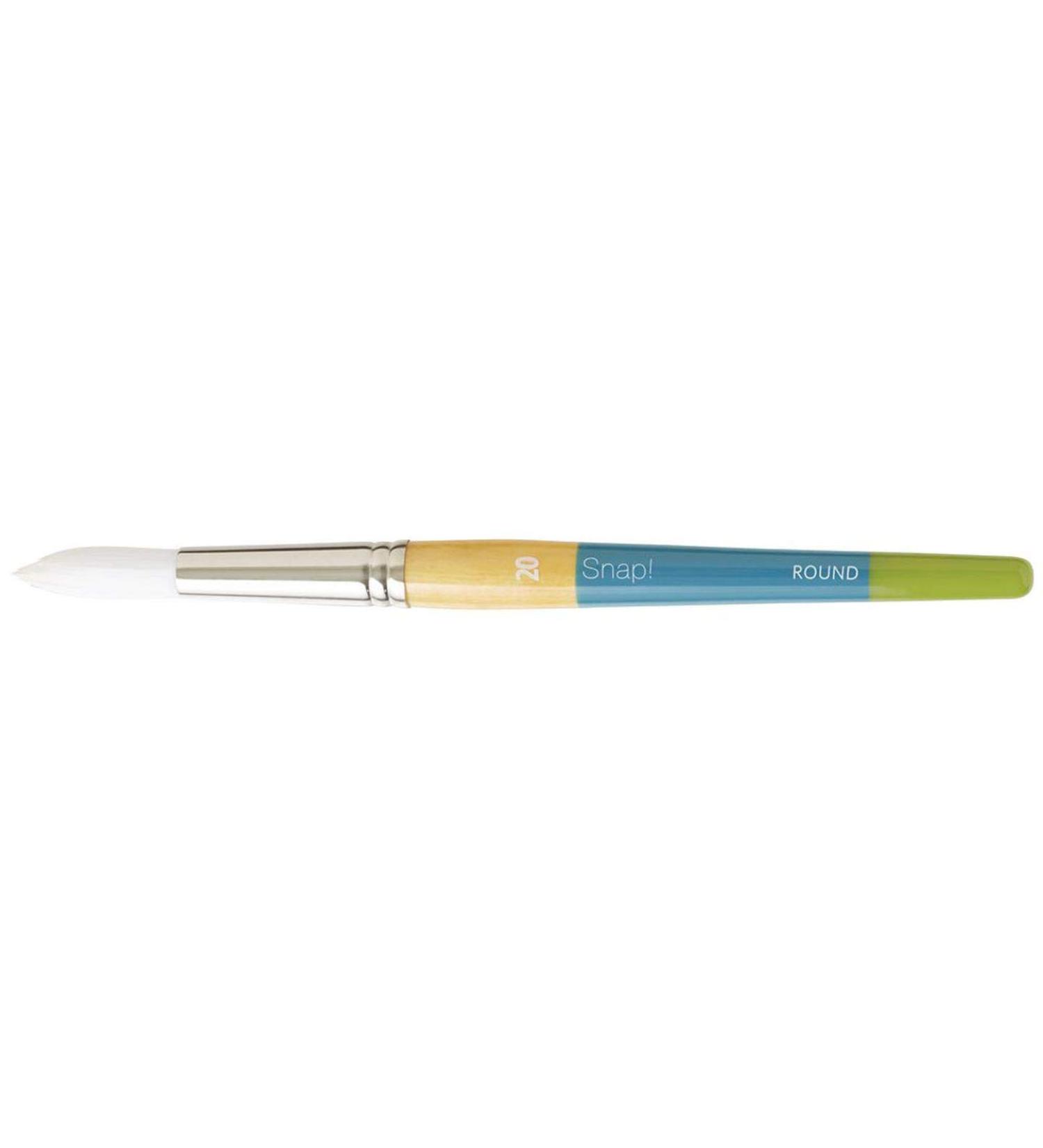 Princeton Taklon Round 20 Snap Brush - White, Size 20 - Buy Online on SooperMarket.com