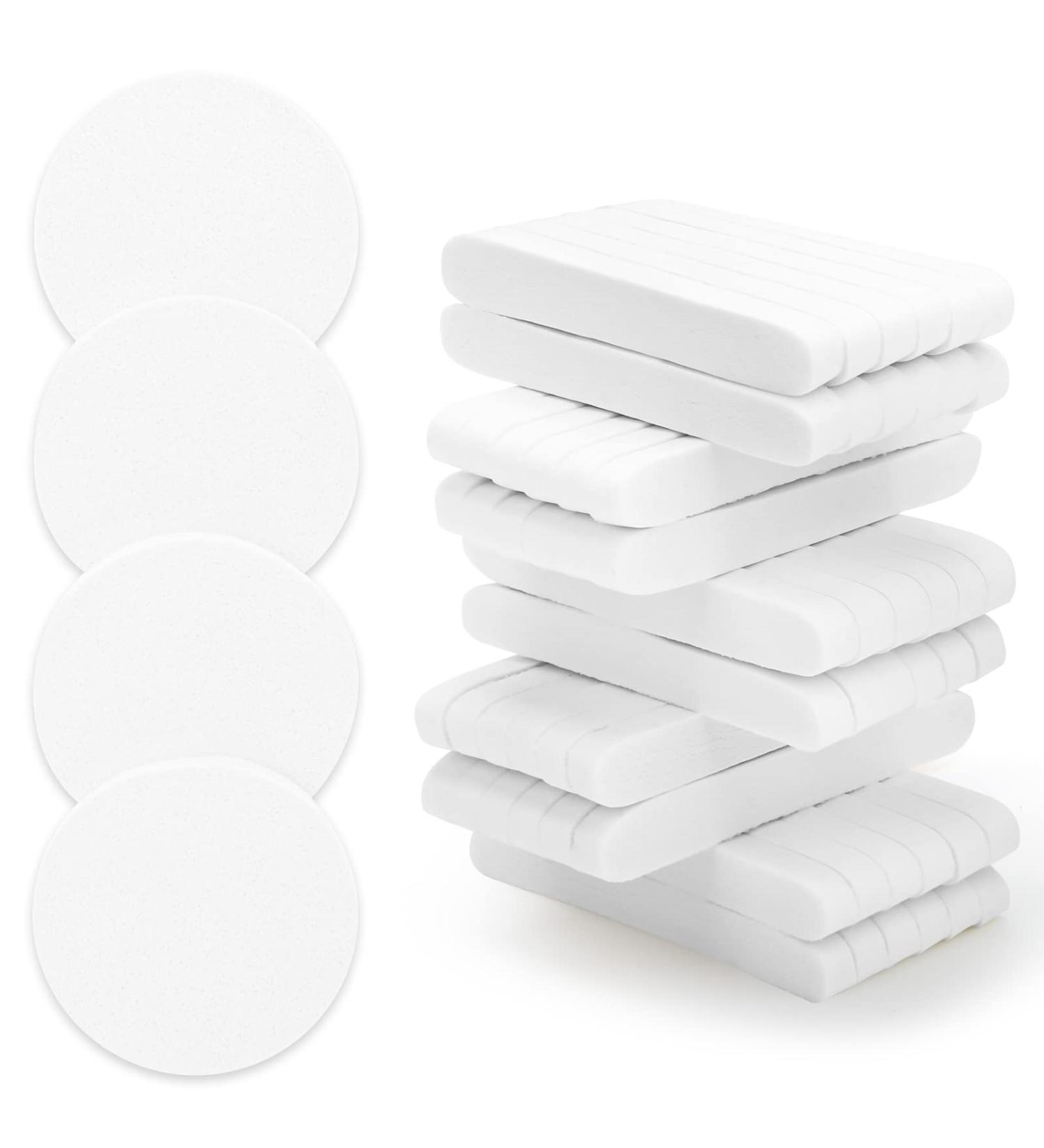 120 Pcs Compressed Face Cleansing Sponges by Luxiv - Exfoliating Makeup Removal Sponges for Women - Buy Online on SooperMarket.com