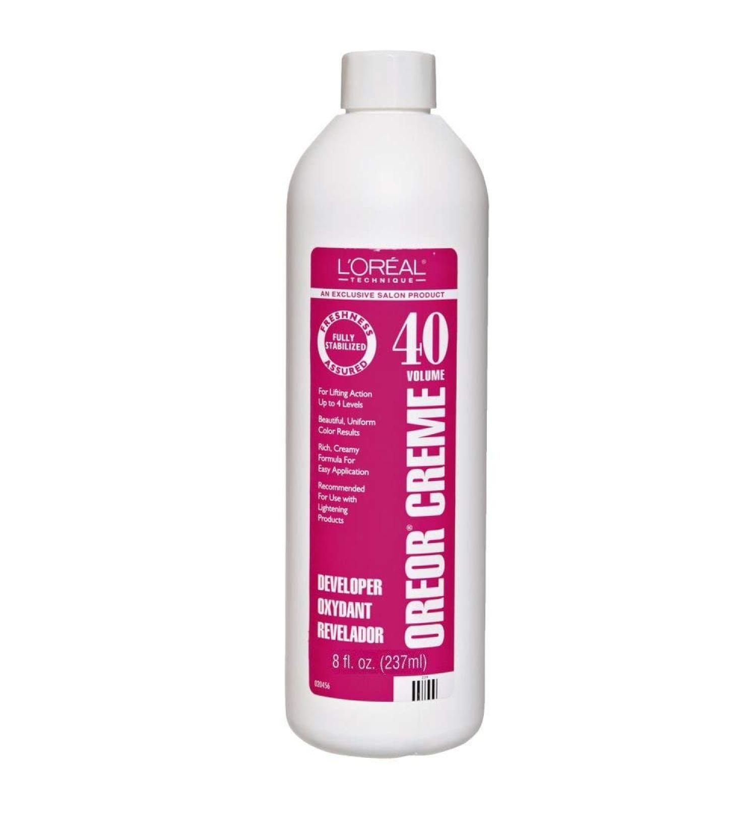 :L'Oreal Technique Oreor Creme 40 Volume Developer | 8-Ounces | 1-Unit