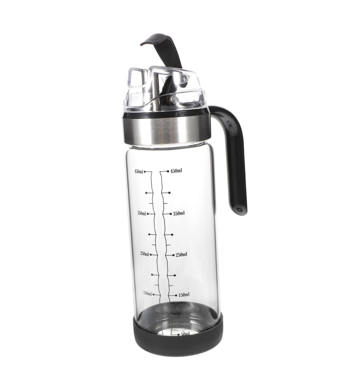 Alipis Automatic Opening and Closing Oiler Glass Oil Pot Glass Dispenser Clear Container Oil Bottle Soy Sauce Bottle Kitchen Oil Pot Soy Sauce Container Stainless Steel Pp Soy Sauce Rack - Buy Online on SooperMarket.com