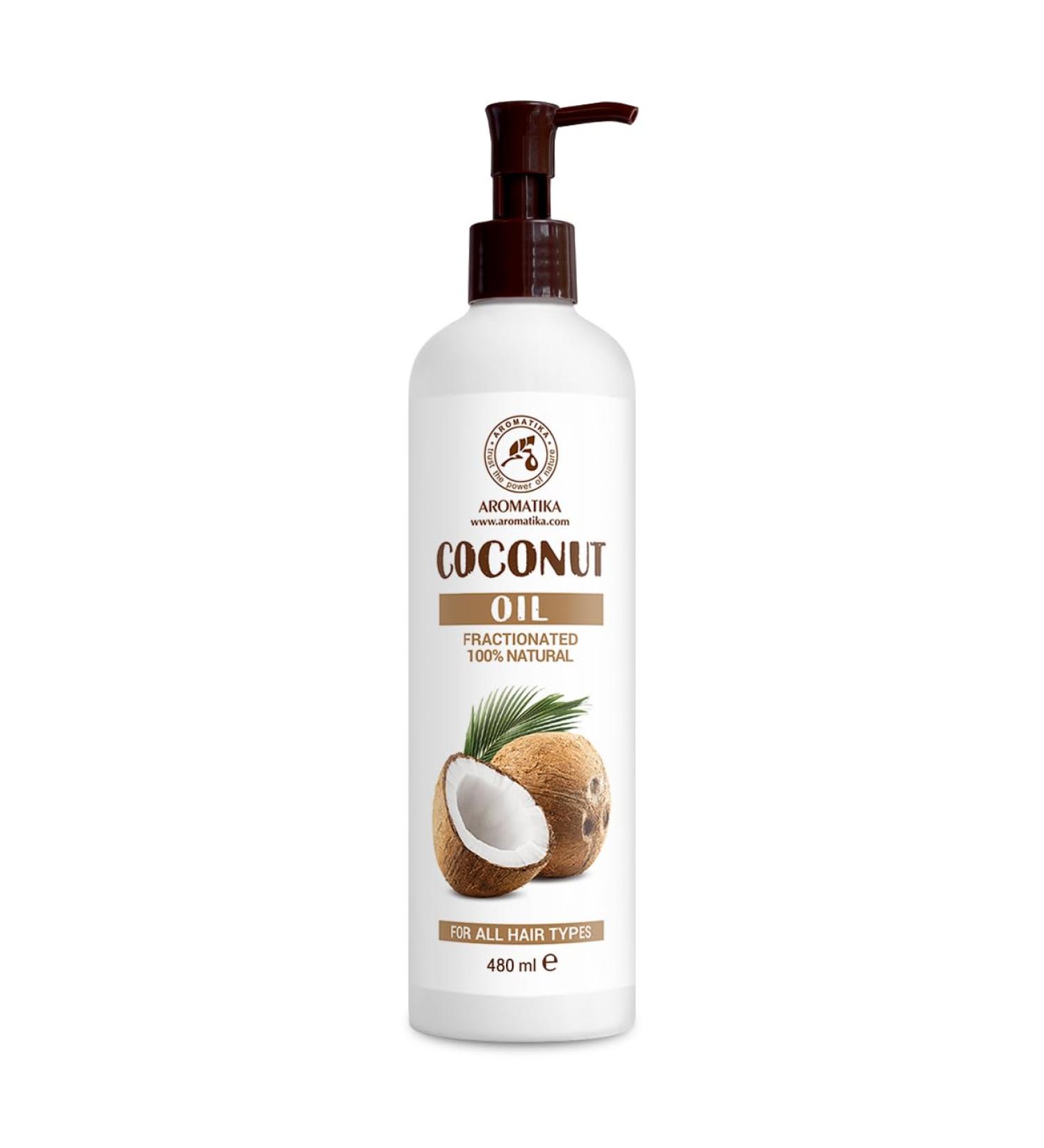 Pure Coconut Hair Oil 480ml - Cocos Nucifera - Intensive Care for Healthy Hair - Natural & Organic - Buy Online on SooperMarket.com