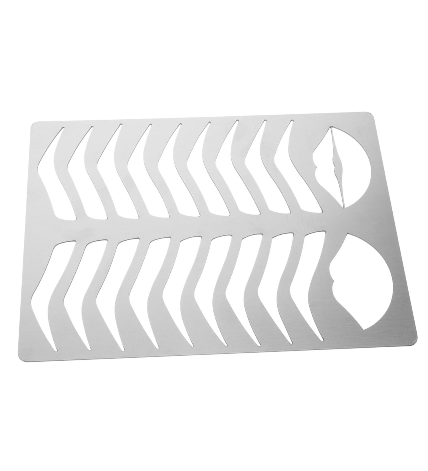 Gogogmee Eyebrow Template Eyebrow Stencil Eyebrow Shaping Tool Eyebrow Drawing Mold Eyebrow Draw Board Eyebrow Practice Stencil Brow Practice Tool Eyebrow Shape Mold Metal Eyebrow Mold - Buy Online on SooperMarket.com