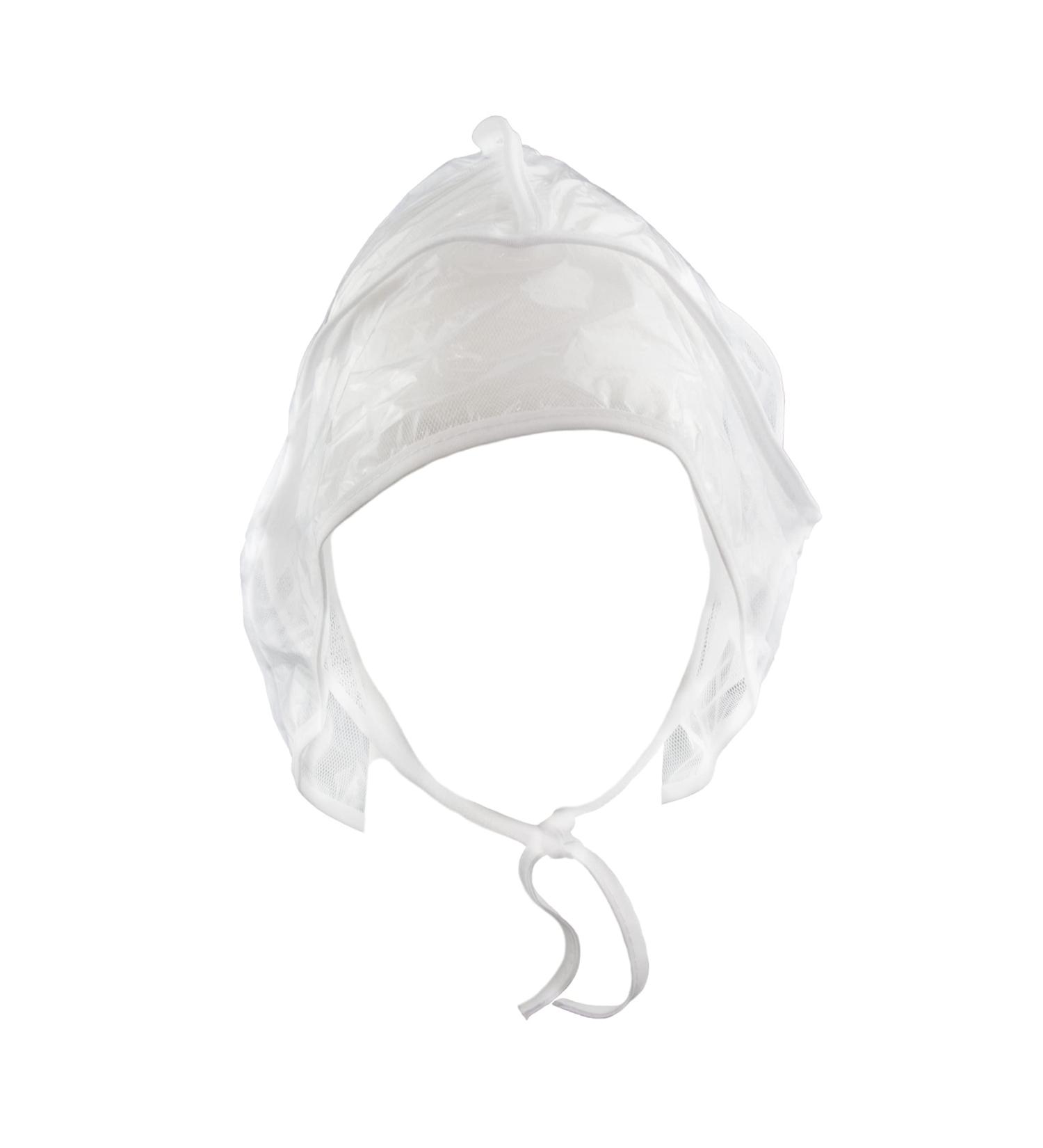 Waterproof Foldable Travel Rain Bonnet Hat 2 Pack - White | One Size with Ties - Buy Online on SooperMarket.com