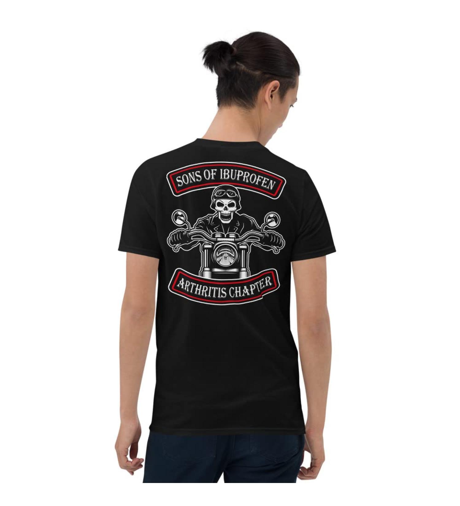 Sons of Ibuprofen Arthritis Chapter Sons with Arthritis Short-Sleeve Unisex T-Shirt 2XL Black