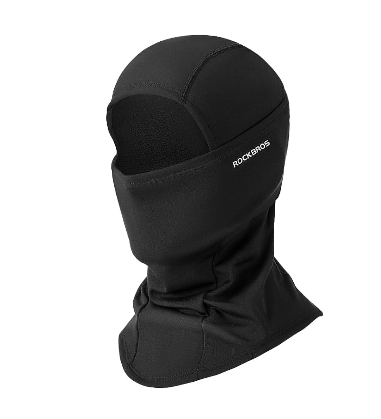 Rockbros Storm Hood Balaclava for Autumn & Winter - Windproof Warm Facial Cover for Cycling Snowboarding Skiing & Motorcycling - Unisex Size - Buy Online on SooperMarket.com
