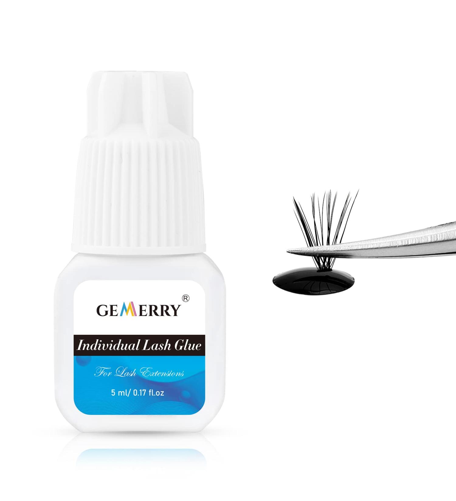 5ML Individual Lash Glue for Cluster Extensions Long Lasting Black Adhesive - Buy Online on SooperMarket.com