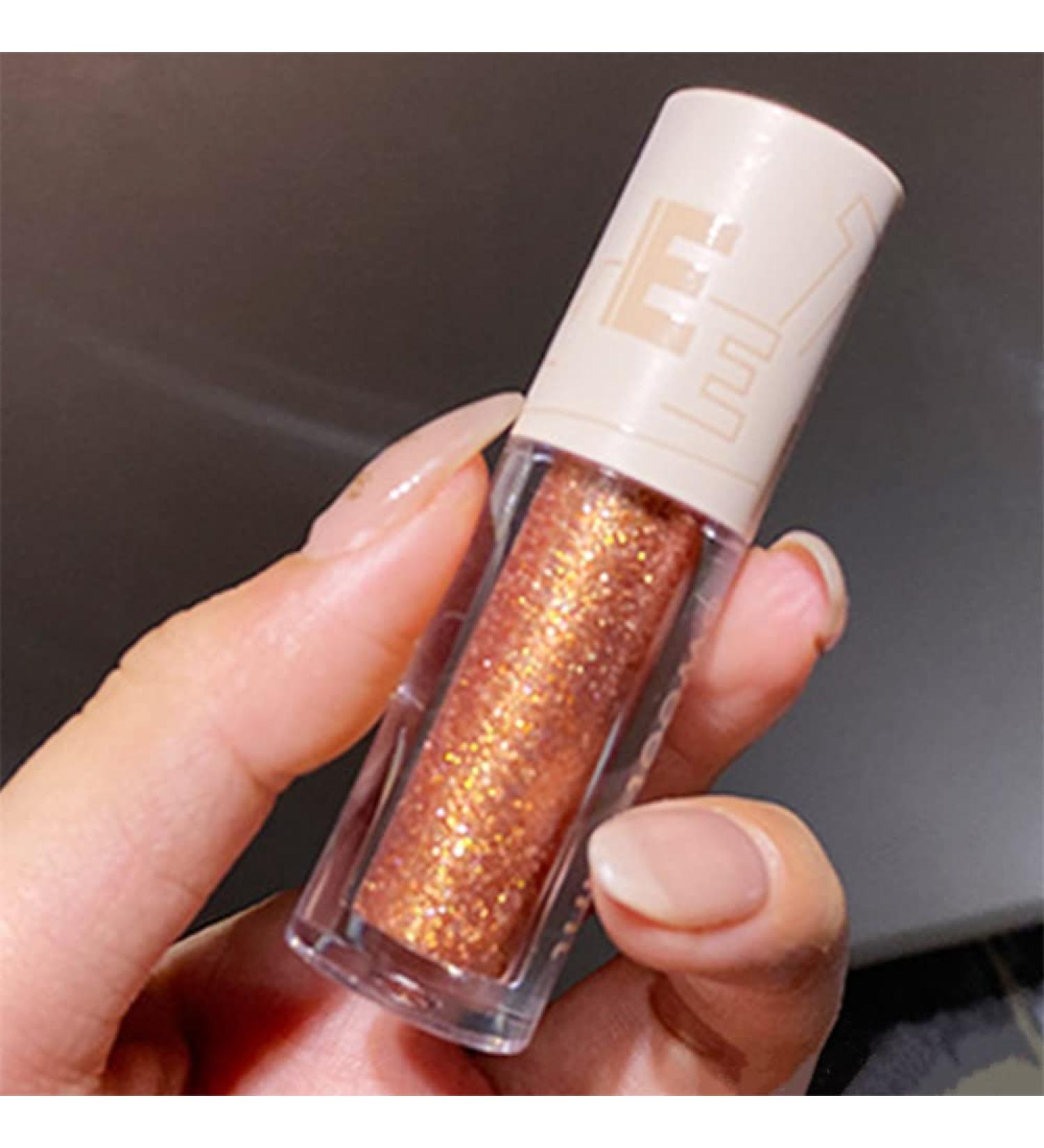 Go Ho Glitter Eyeshadow & Eyeliner Set - Diamond Sparkle Makeup Kit for Women - Korean Makeup 04 Champagne Bronze - Buy Online on SooperMarket.com