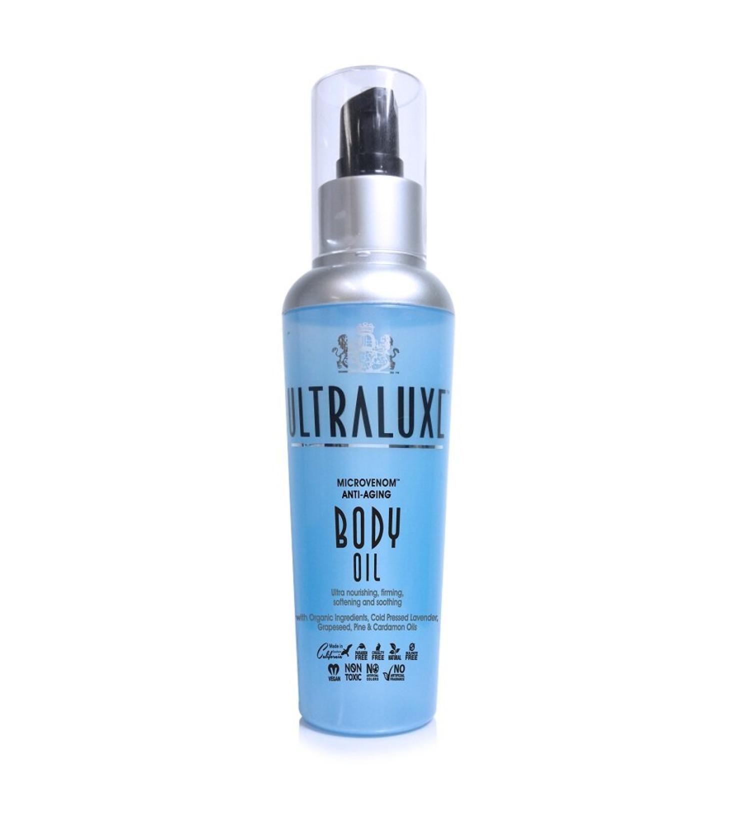 ULTRALUXE SKIN CARE Microvenom Anti-Aging Body Oil 4 Fl Oz