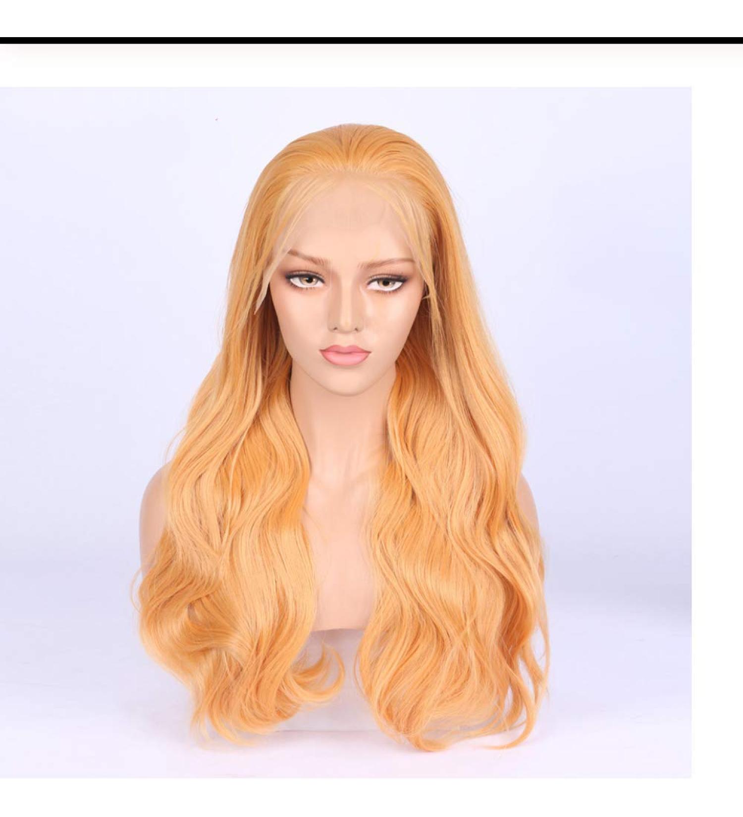 SHIYID Long Body Wave Synthetic Lace Front Wig for Women | Realistic Baby Hair Perfect for International Shipping - Buy Online on SooperMarket.com