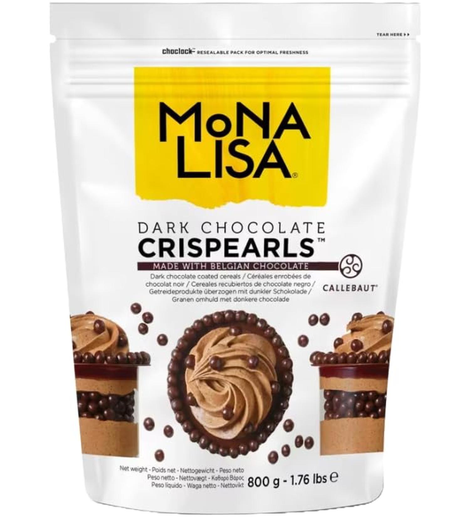 Callebaut - DARK Chocolate Crispearls - 800gm