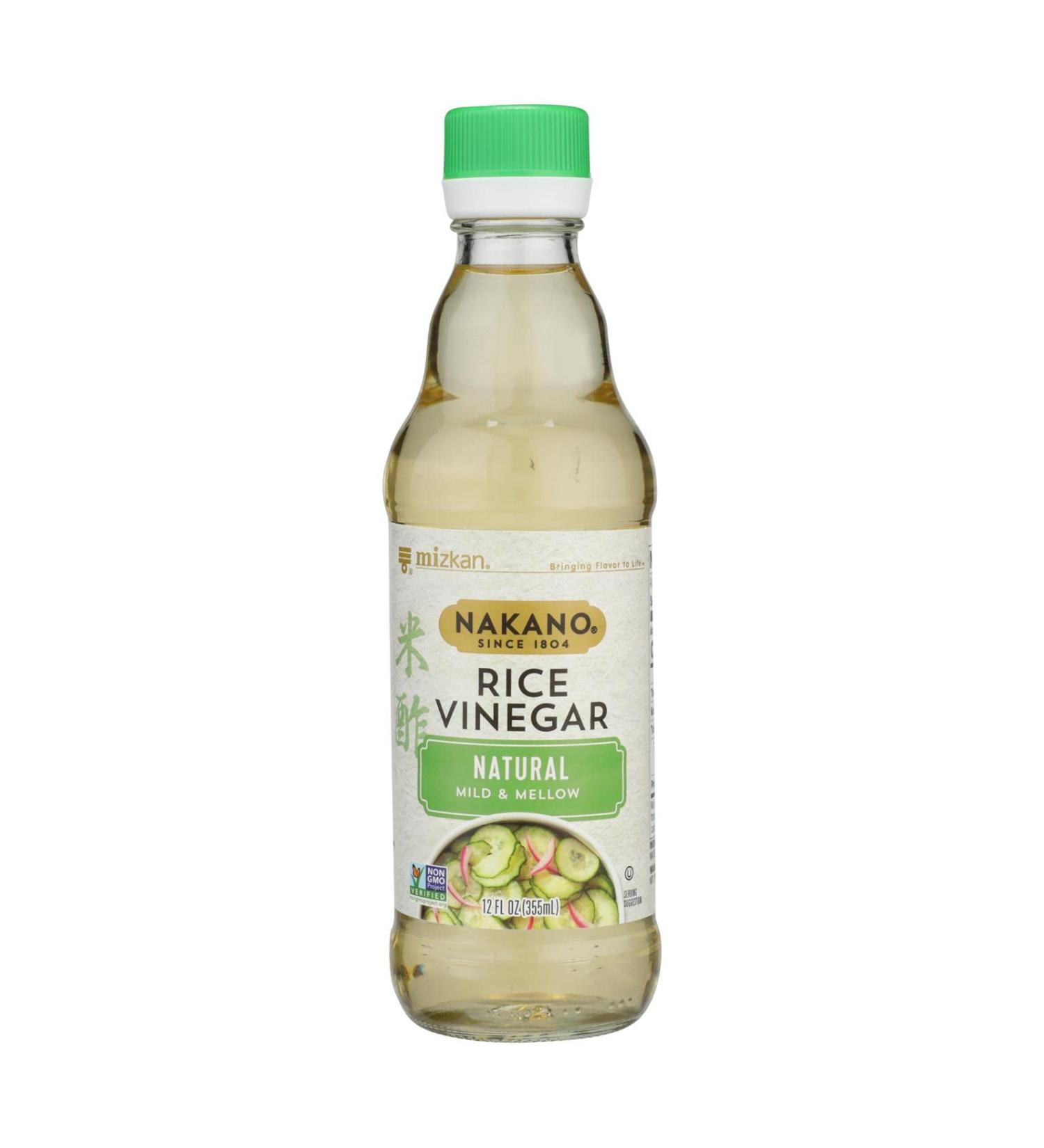 Nakano Rice Vinegar Natural - 12 ounce - 6 per case.6