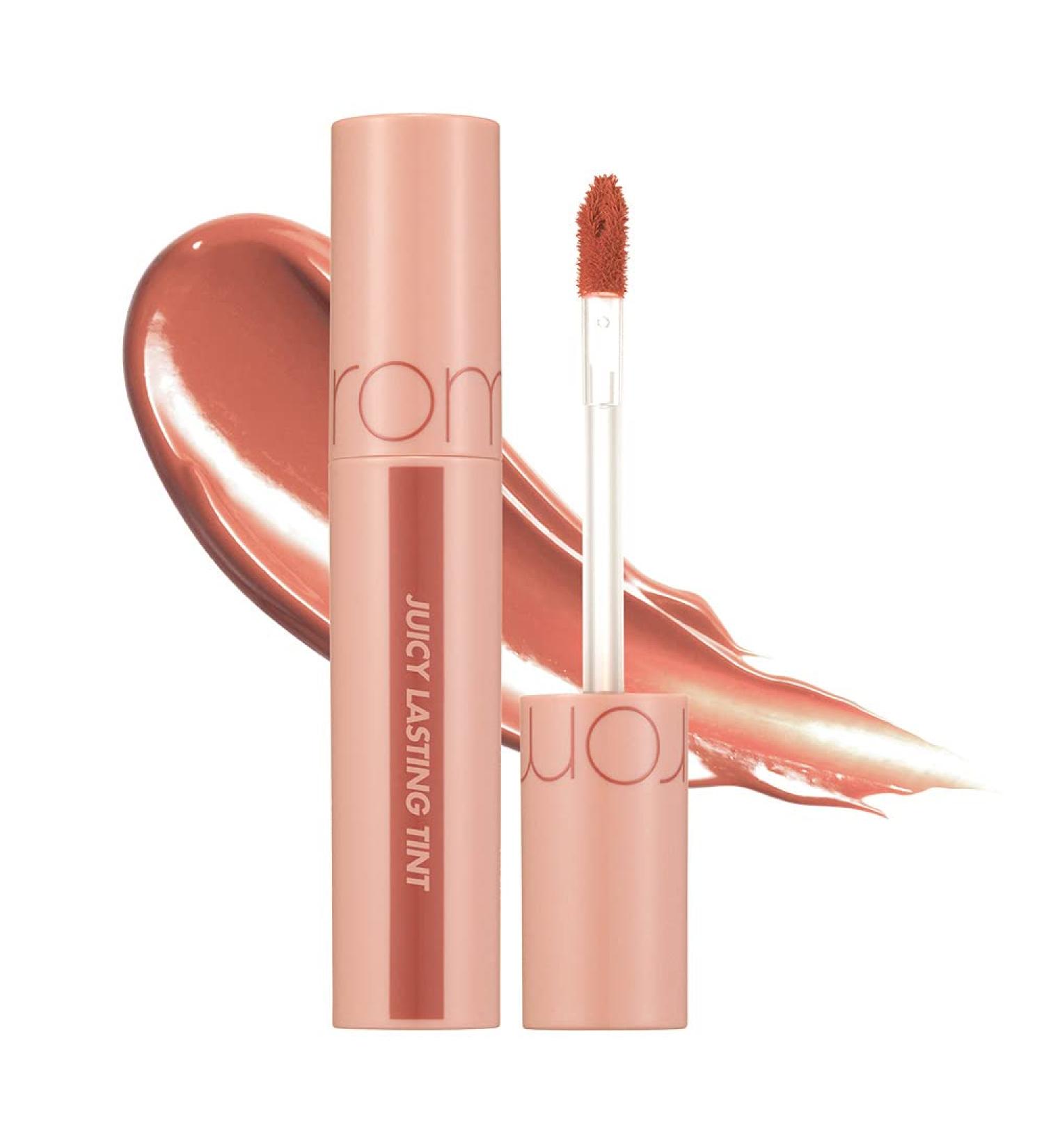 rom&nd Juicy Lasting Tint 22 POMELO SKIN - Long-Lasting MLBB Lip Tint for Juicy & Glossy Finish | Highly-Pigmented K-beauty Makeup (5.5g) - Buy Online on SooperMarket.com