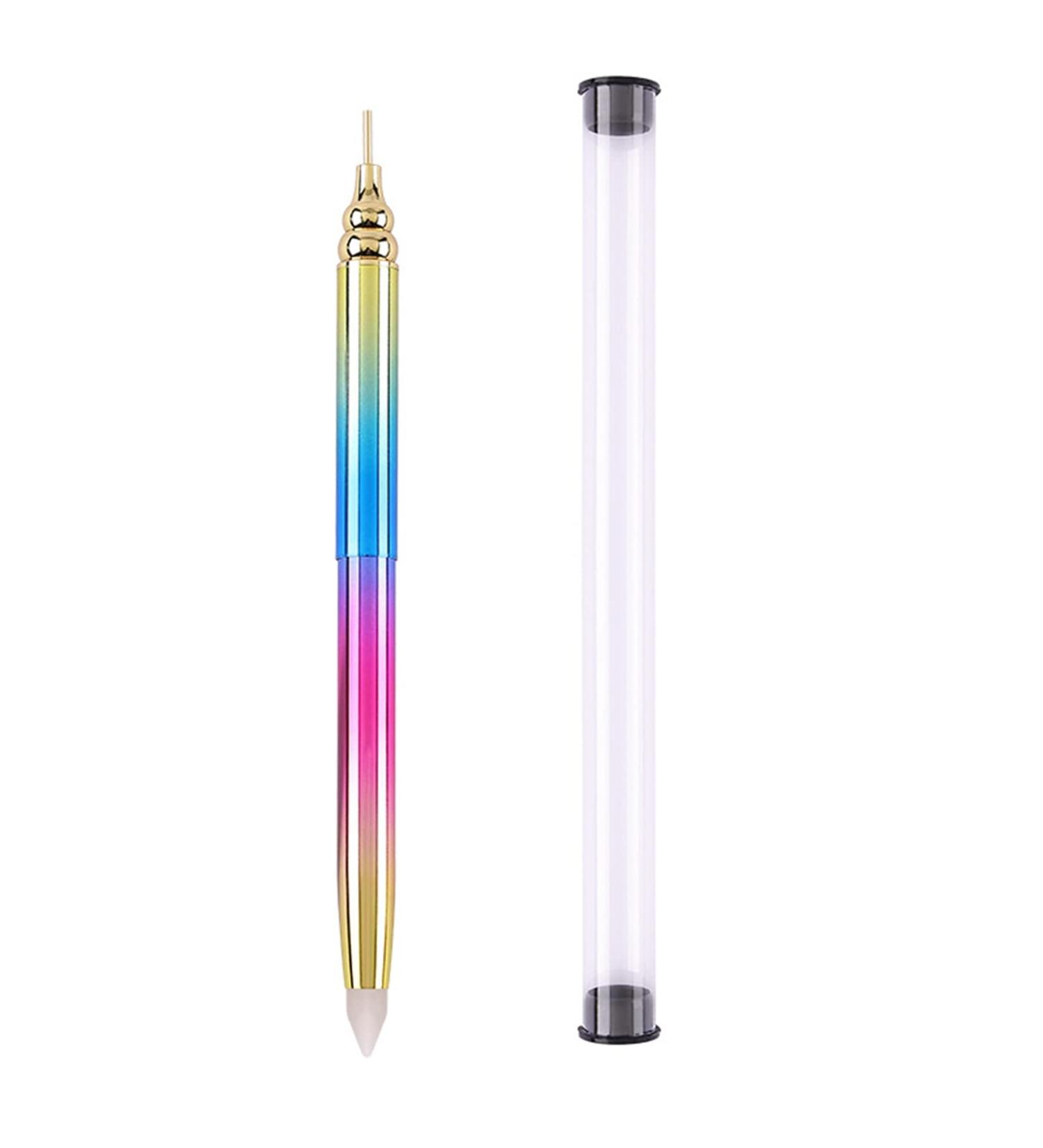 Worparsen Manicure Pen Grip Comfortable Good Double Ended Manicure Dotting Pen Nail Art Designs White - Buy Online on SooperMarket.com