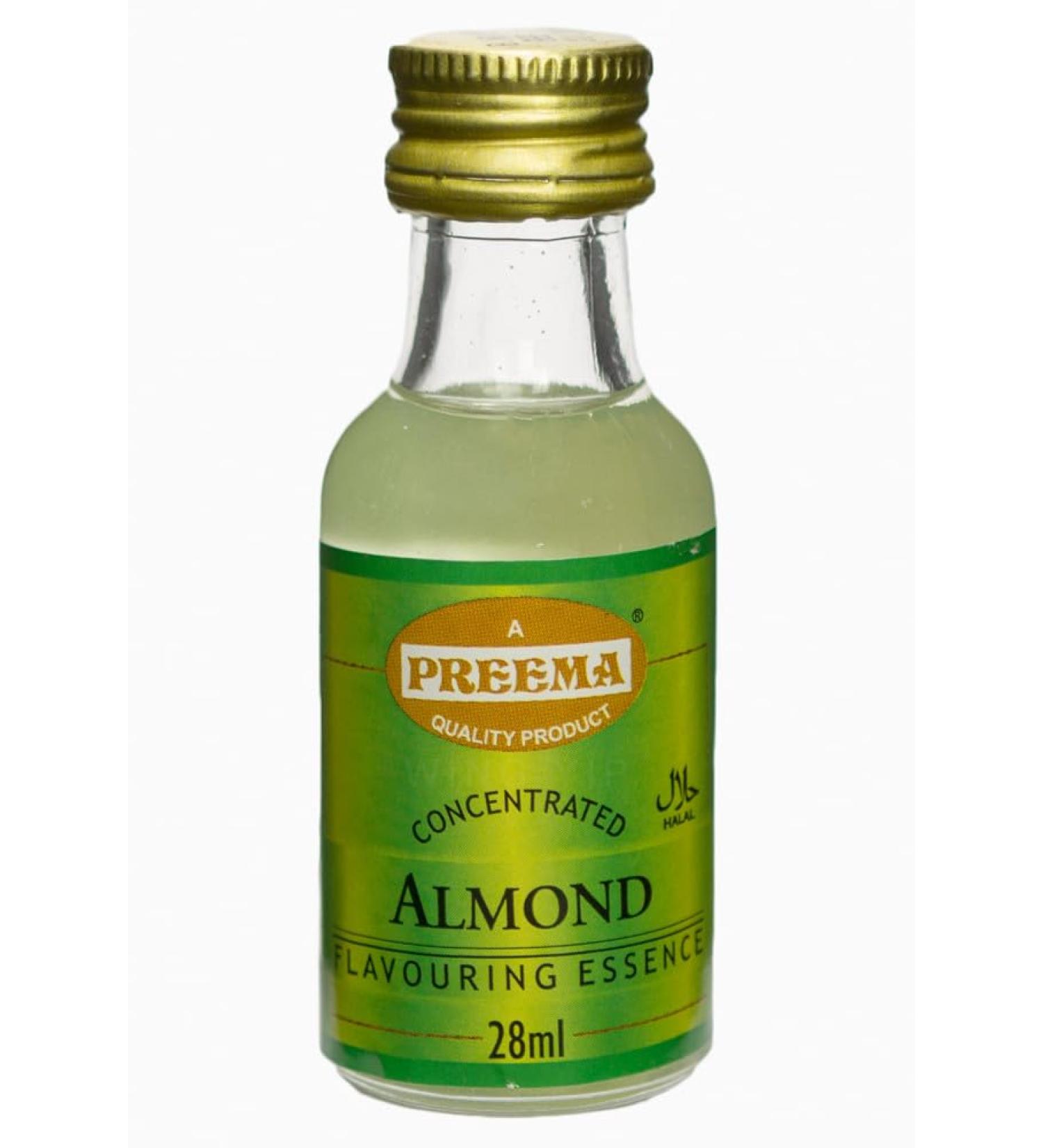 Preema | Almond Flavouring Essence 12X28ml | Prefect For Baking | Halal | Premium Quality - Buy Online on SooperMarket.com