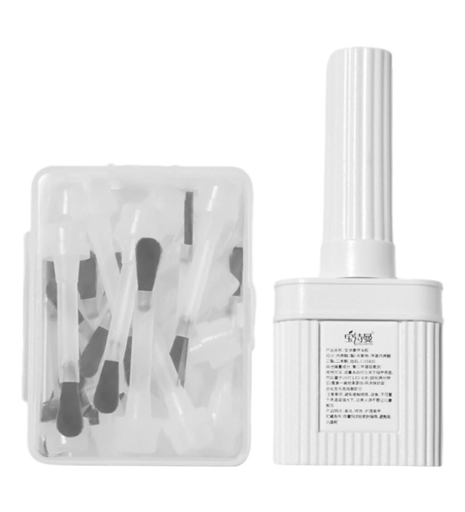 minkissy 1 Set Nail Art Brush Replacement Nail Polish Brush Nail Polish Applicators with Bottle - Buy Online on SooperMarket.com