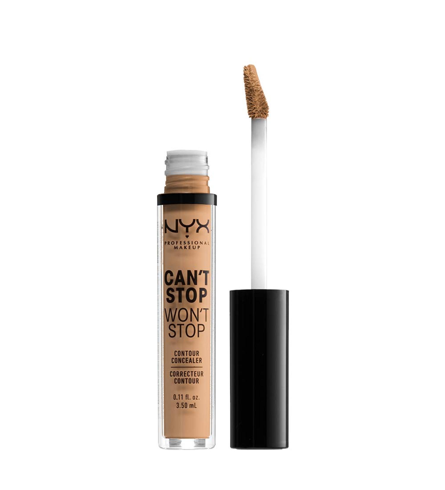 Buy Nyx Cant Stop Wont Stop Contour Concealer - Waterproof Liquid Soft Beige 3.5ml | International Shipping Available - Buy Online on SooperMarket.com