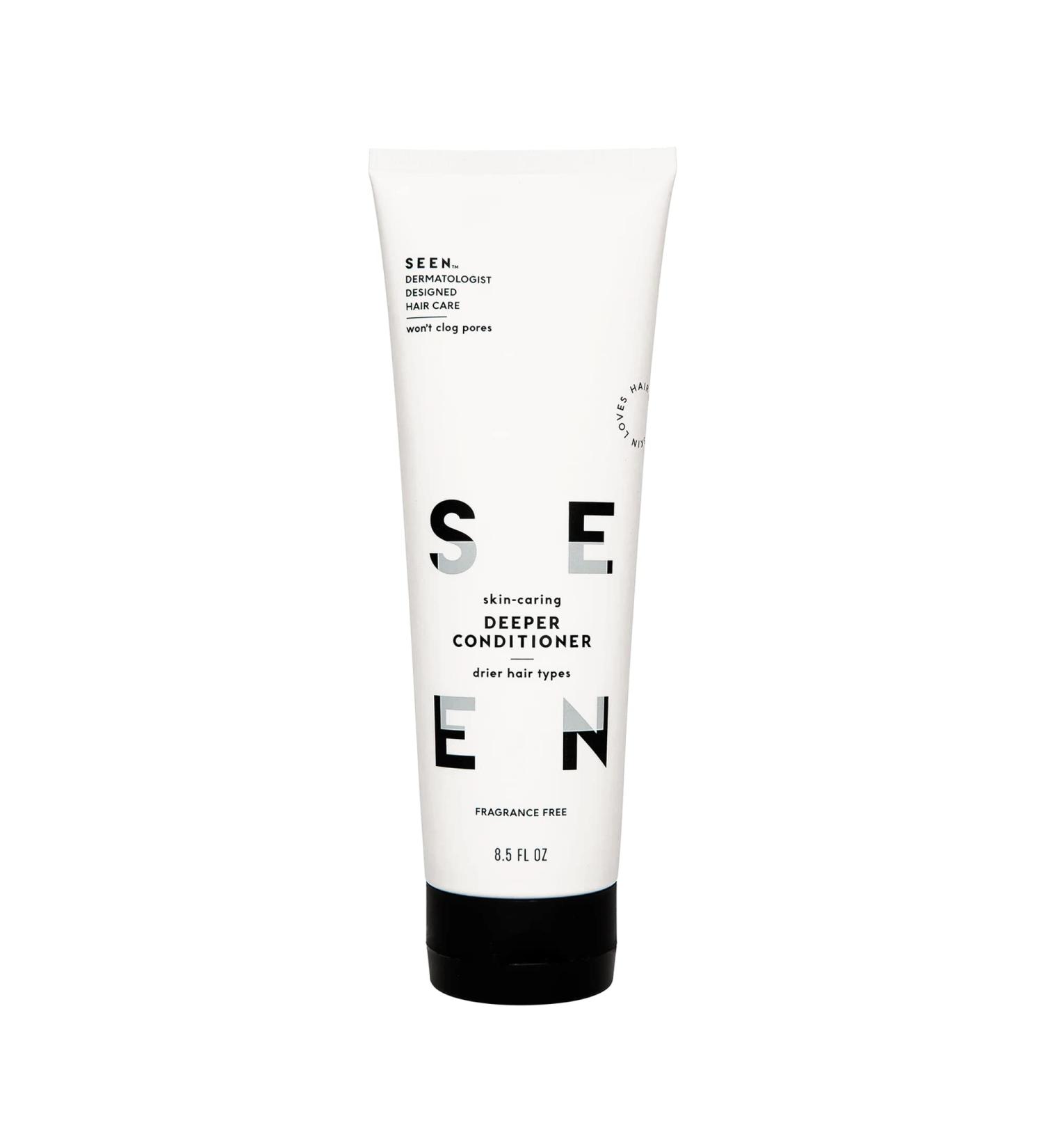 SEEN Fragrance-Free Deeper Conditioner - Non-Comedogenic & Sulfate-Free - 8.5 Fl Oz - Buy Online on SooperMarket.com