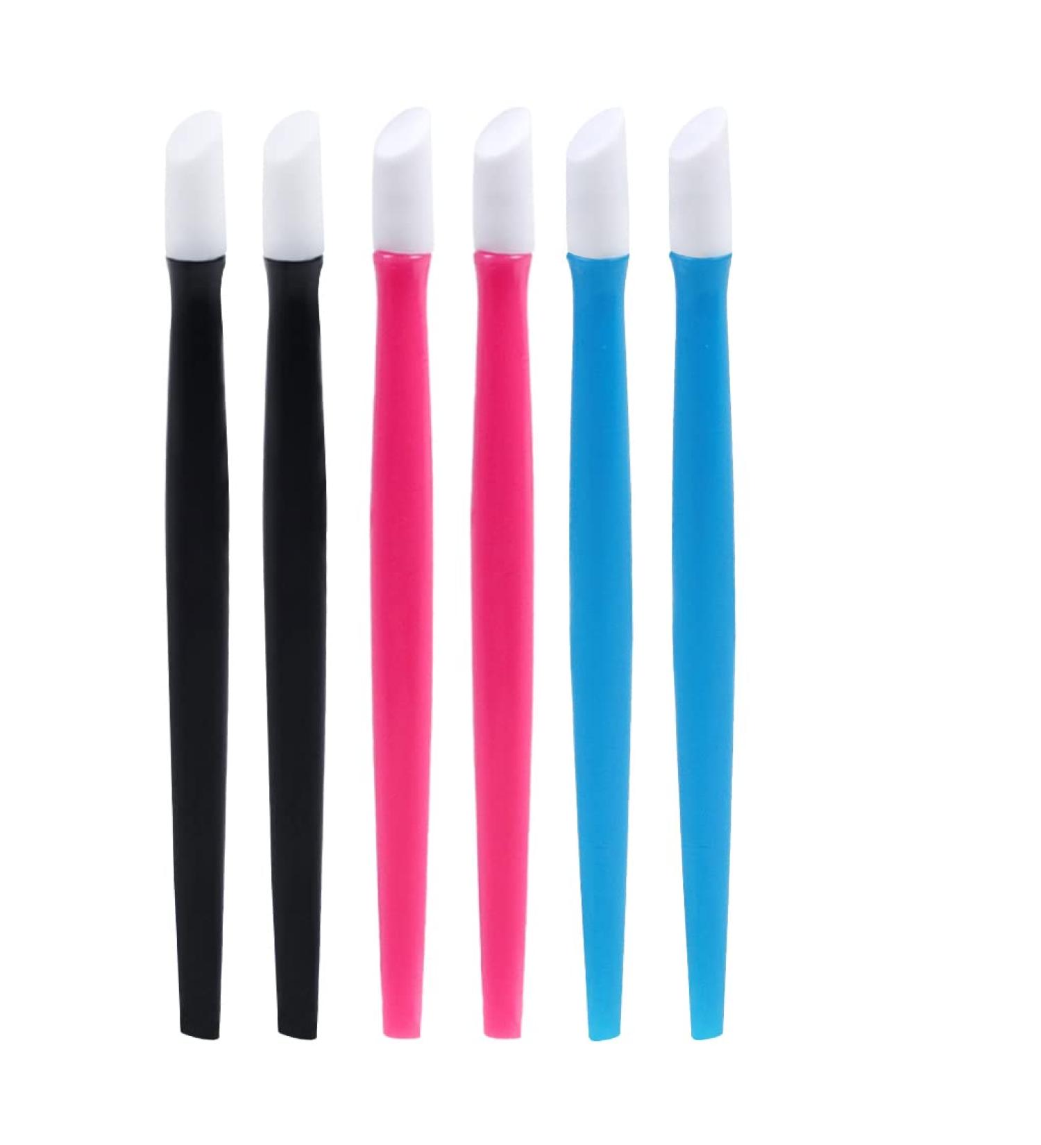 KELYDI 6pcs Rubber Tipped Nail Cuticle Pusher Set - Nail Art Manicure Tools for Men and Women - Buy Online on SooperMarket.com