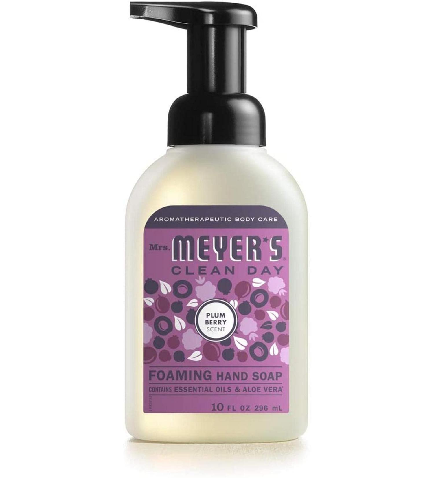Mrs. Meyer's Clean Day Foaming Hand Soap Plum Berry - 10 Fl Oz (Pack of 1) - Buy Online on SooperMarket.com