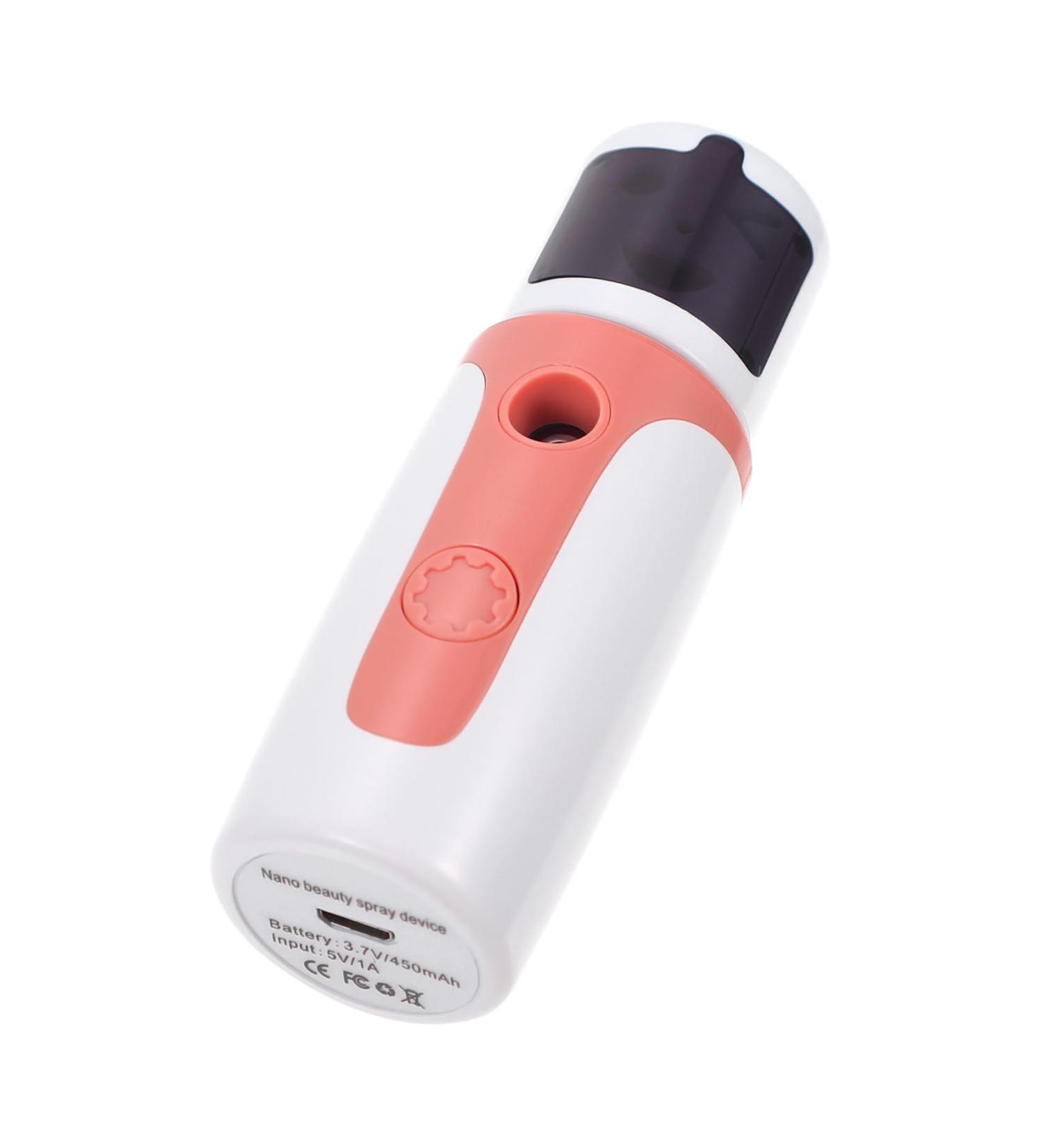 Baluue 3 Sets Hydrating Instrument Skin Moistener Handheld Sprayer Rechargeable Sprayer Face Mist Pink Abs - Buy Online on SooperMarket.com