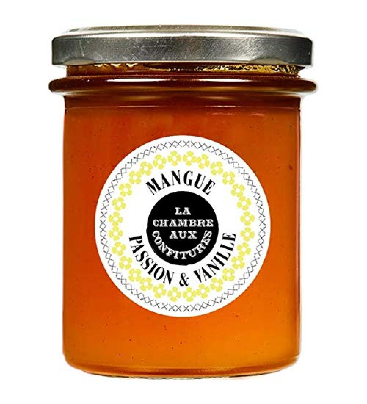 La Chambre aux Confitures Mango Passion Fruit Vanilla Jam from France 20g