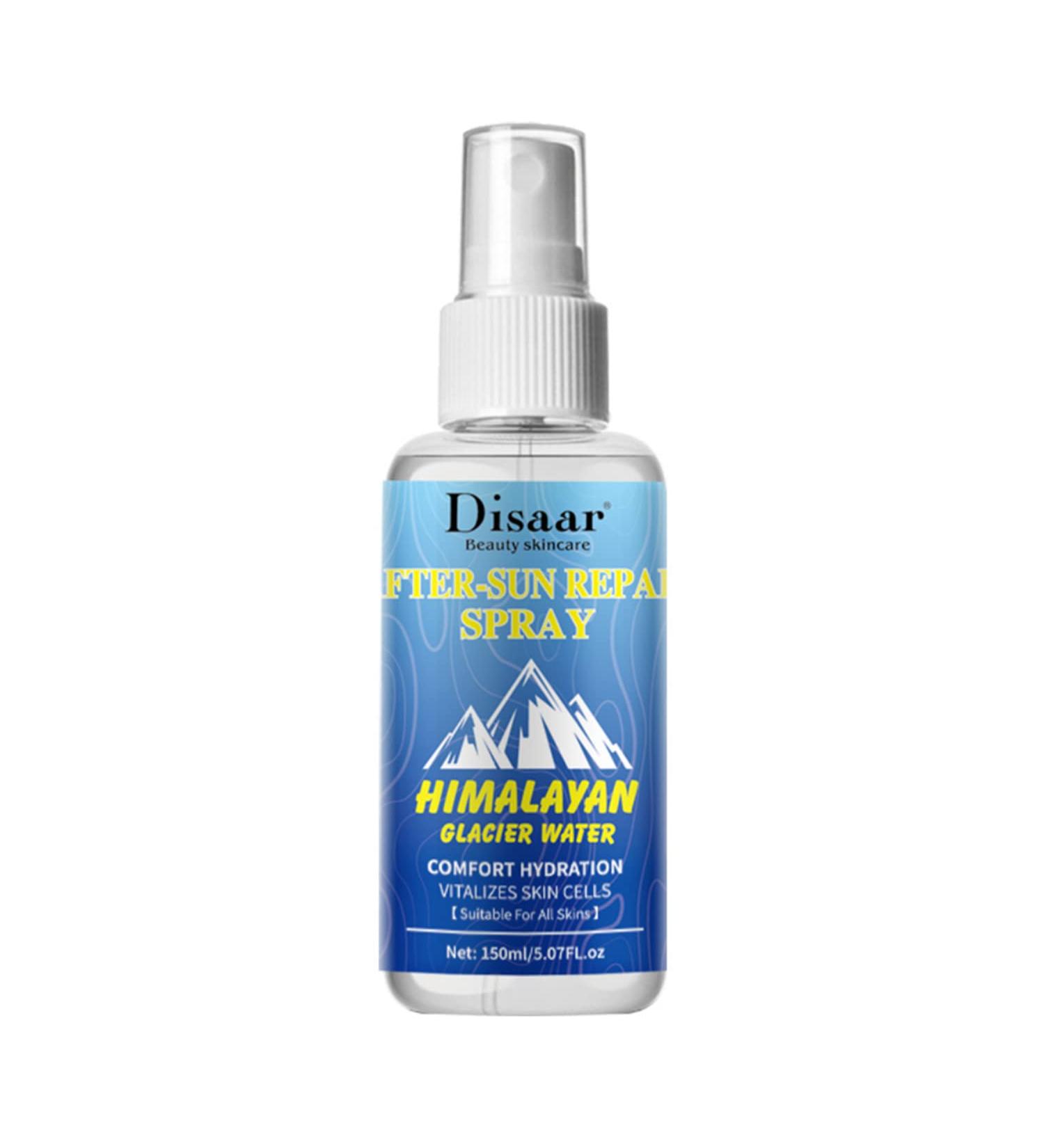 After Sun Repair Spray | Himalayan Glacier Water | Hydrating Moisturizer for Skin | 150ml/5.07oz - Buy Online on SooperMarket.com