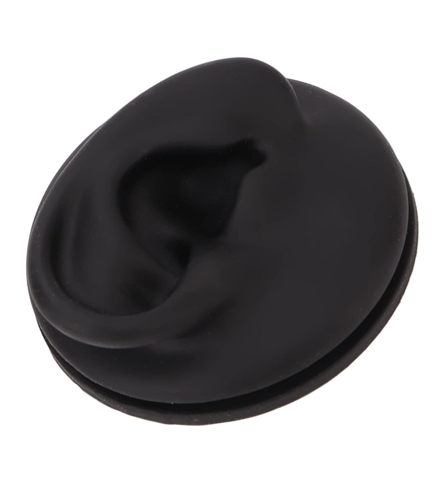 Kadimendium Simulation Ear Display Model Multi Functional Soft Teaching Tool Artificial Left Ear Model Professional Structure Black with Round Base for Wearing - Buy Online on SooperMarket.com