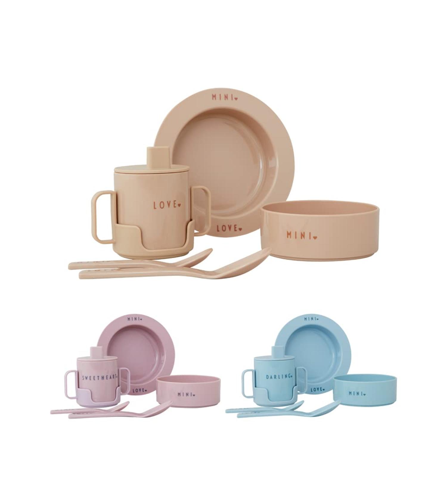 Design Letters Mini Favourite Starter Set- Beige | Non-Toxic, 100% BPA, BPS, and Phthalates-Free - Buy Online on SooperMarket.com