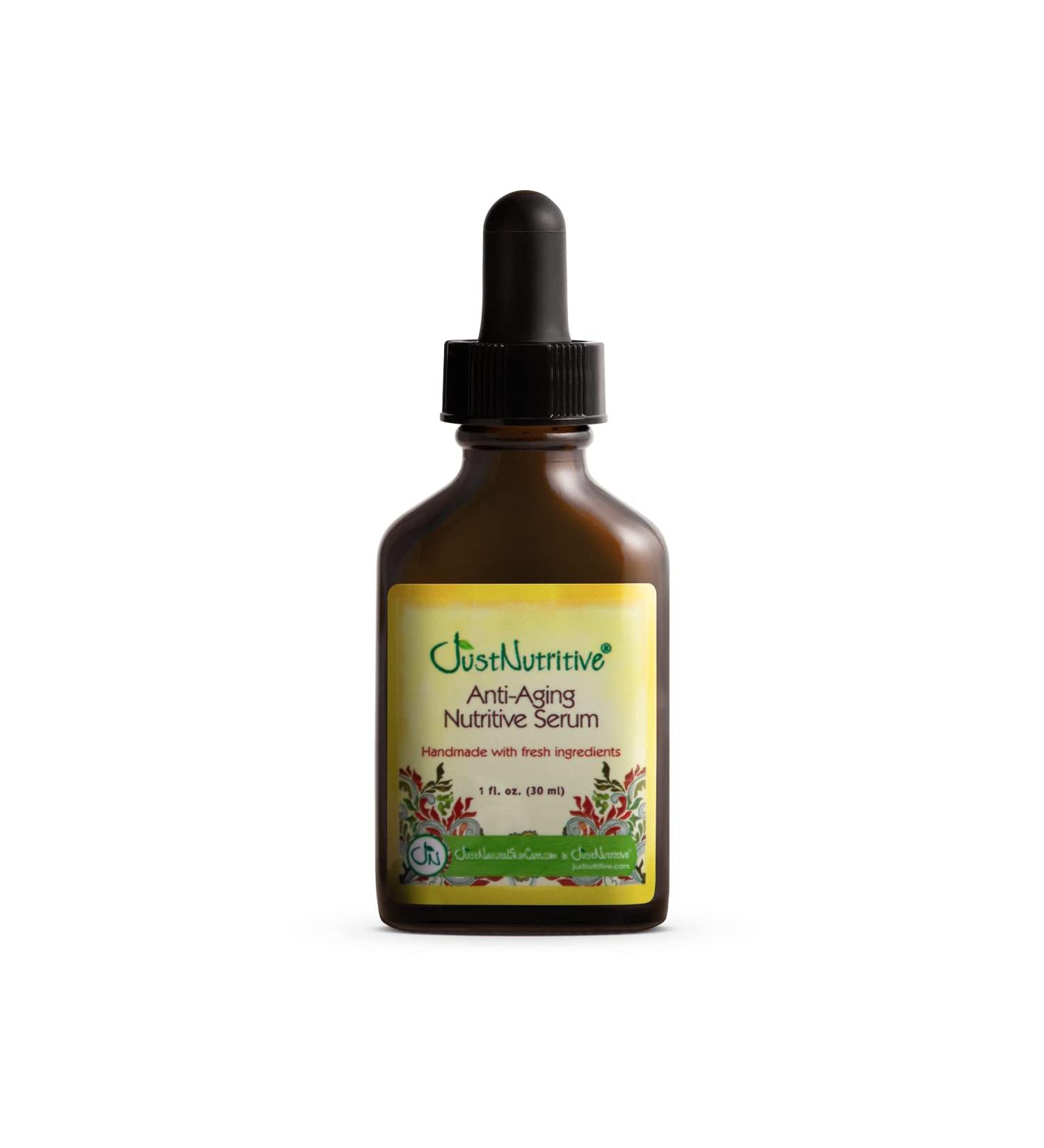 Anti Aging Nutritive Serum | Anti Wrinkle Facial Serum for Men & Women | Combat Dark Spots | Just Nutritive 1 Fl Oz - Buy Online on SooperMarket.com